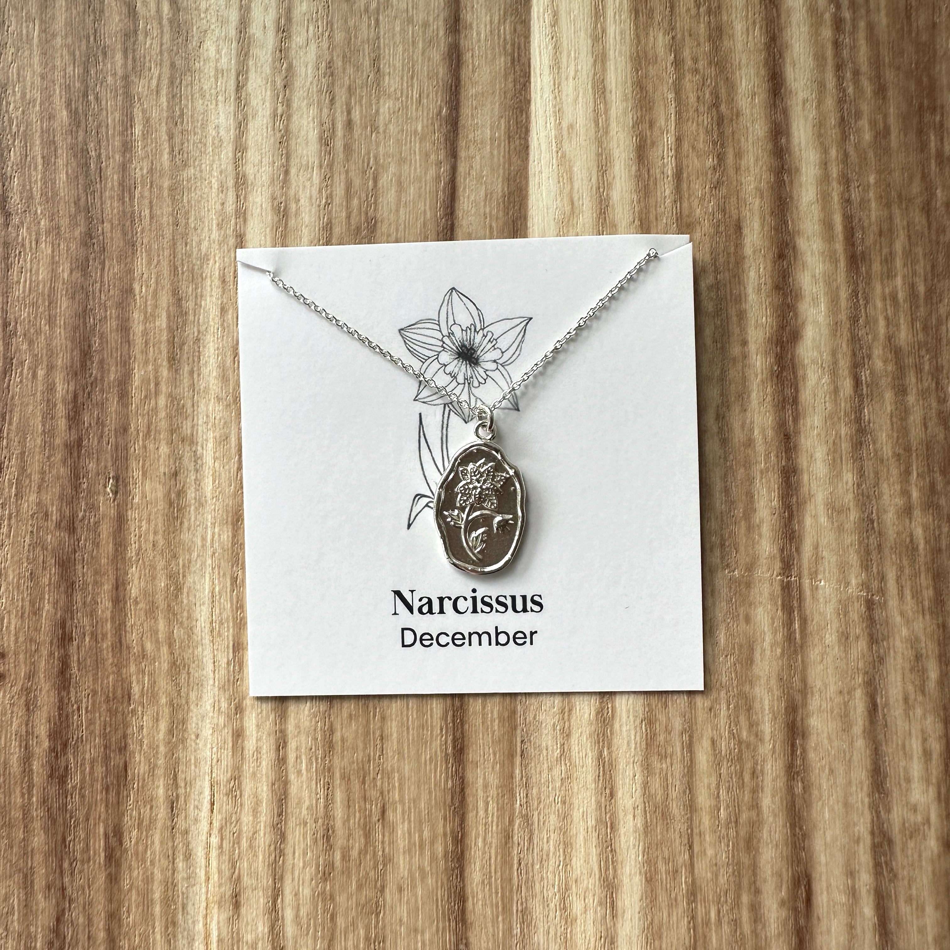 Nicole Gilbert // Birth Flower Necklace December (Narcissus)