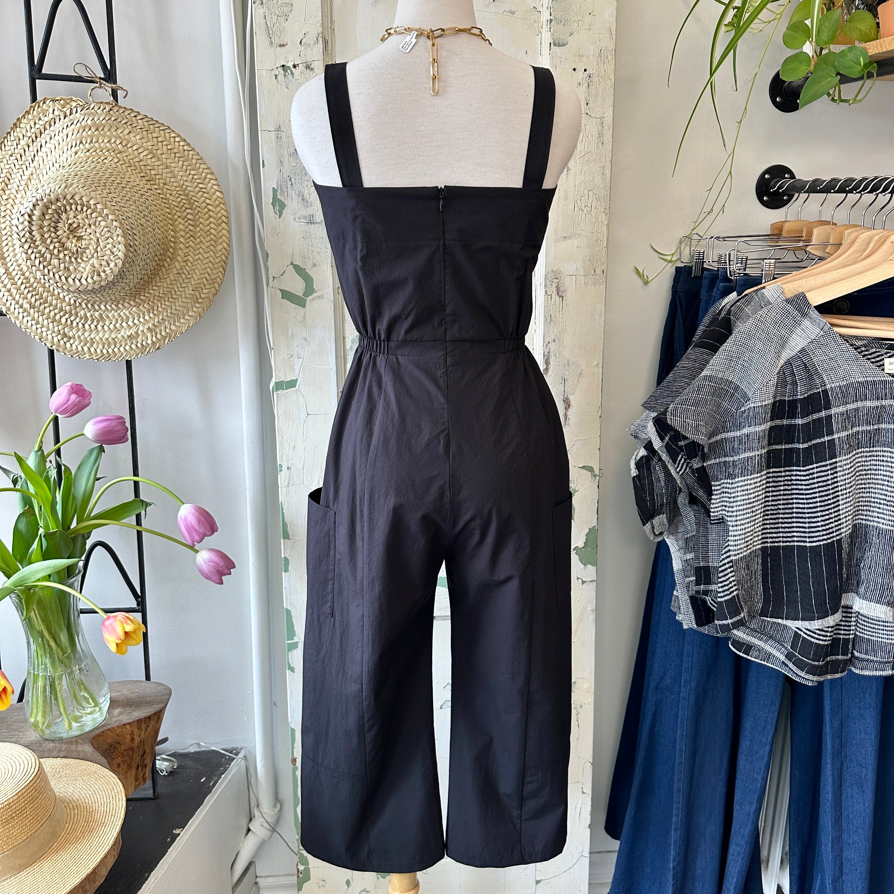 Jennifer Glasgow // Dominion Jumpsuit Black