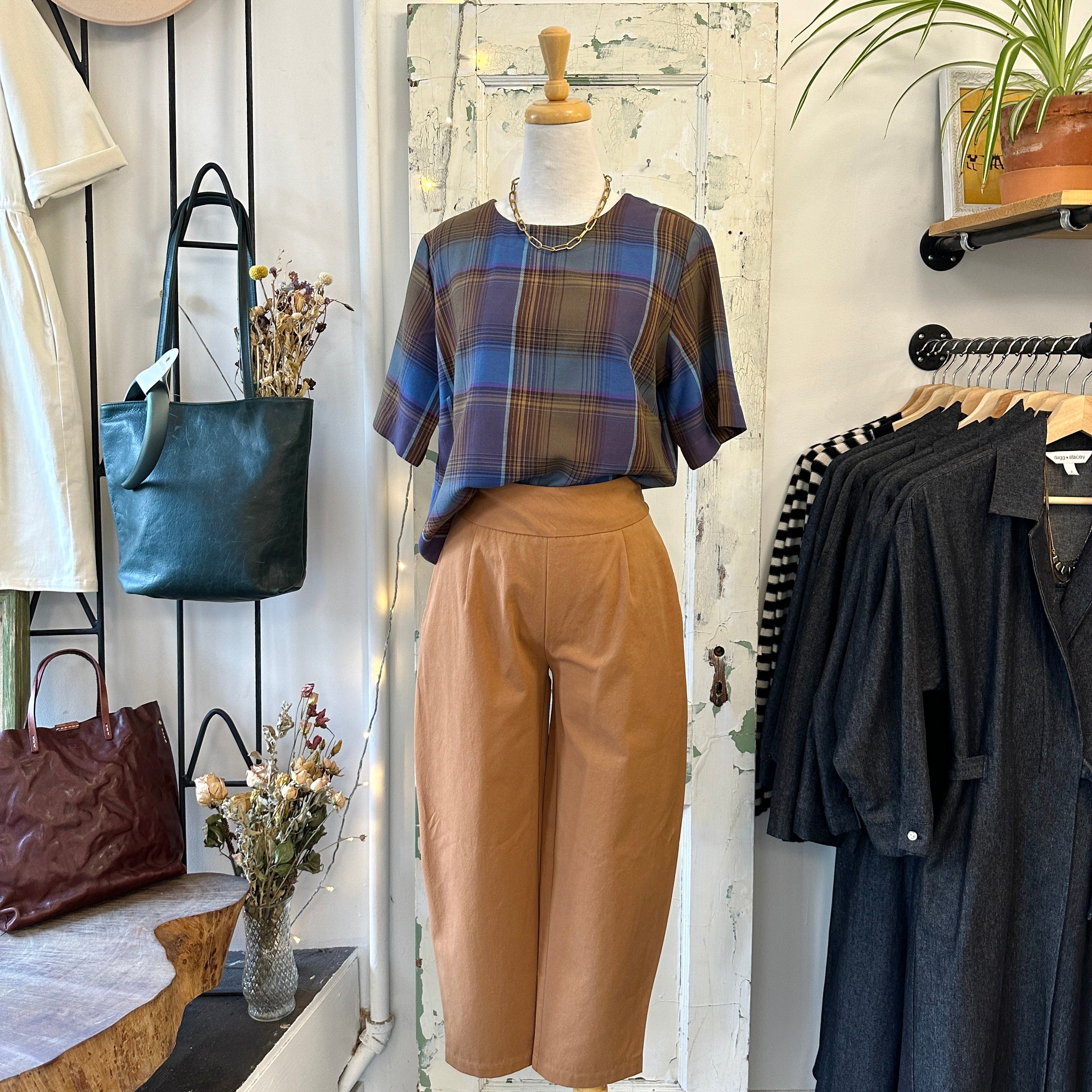 Amanda Moss // Organic Cotton Priscilla Pant Ochre