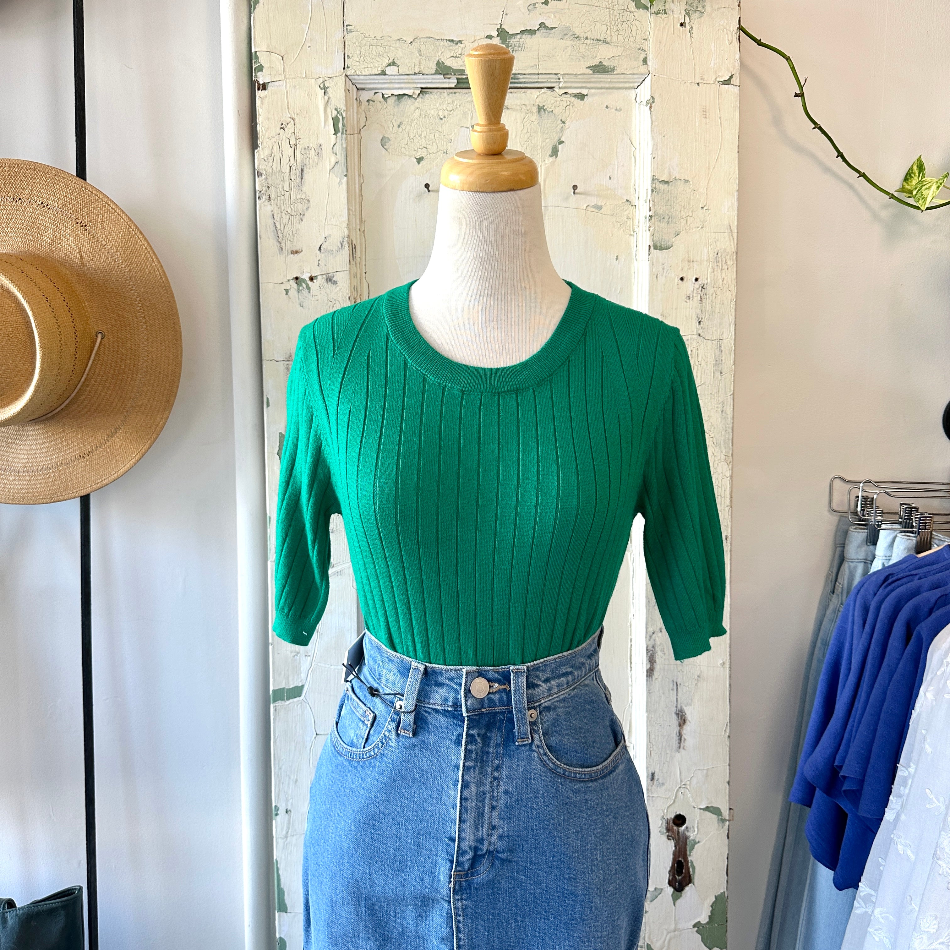 Pink Martini // Carolyn Top Green