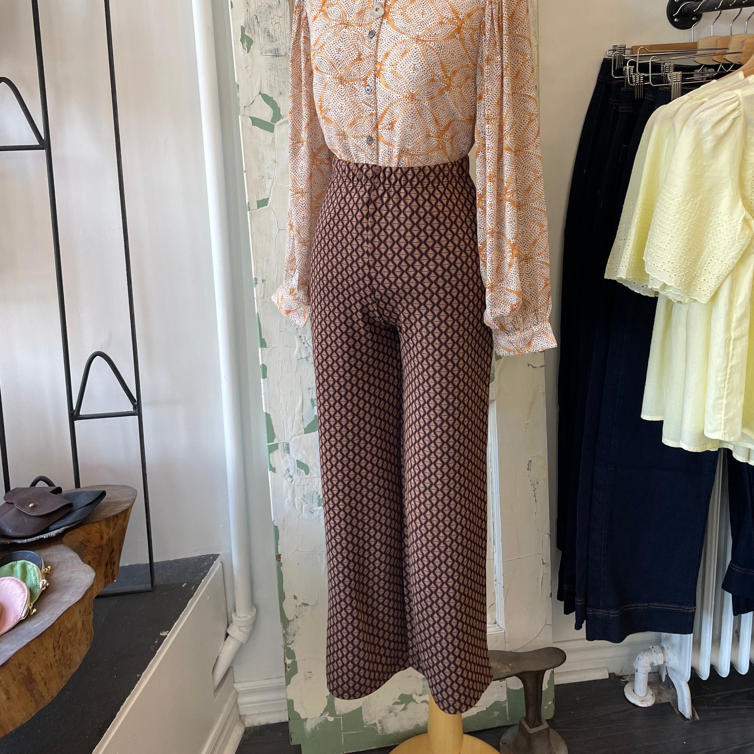 Indi & Cold // James Trousers Brown Print