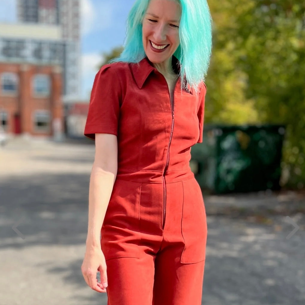 Birds of North America // Tyrranulet Jumpsuit Red Clay