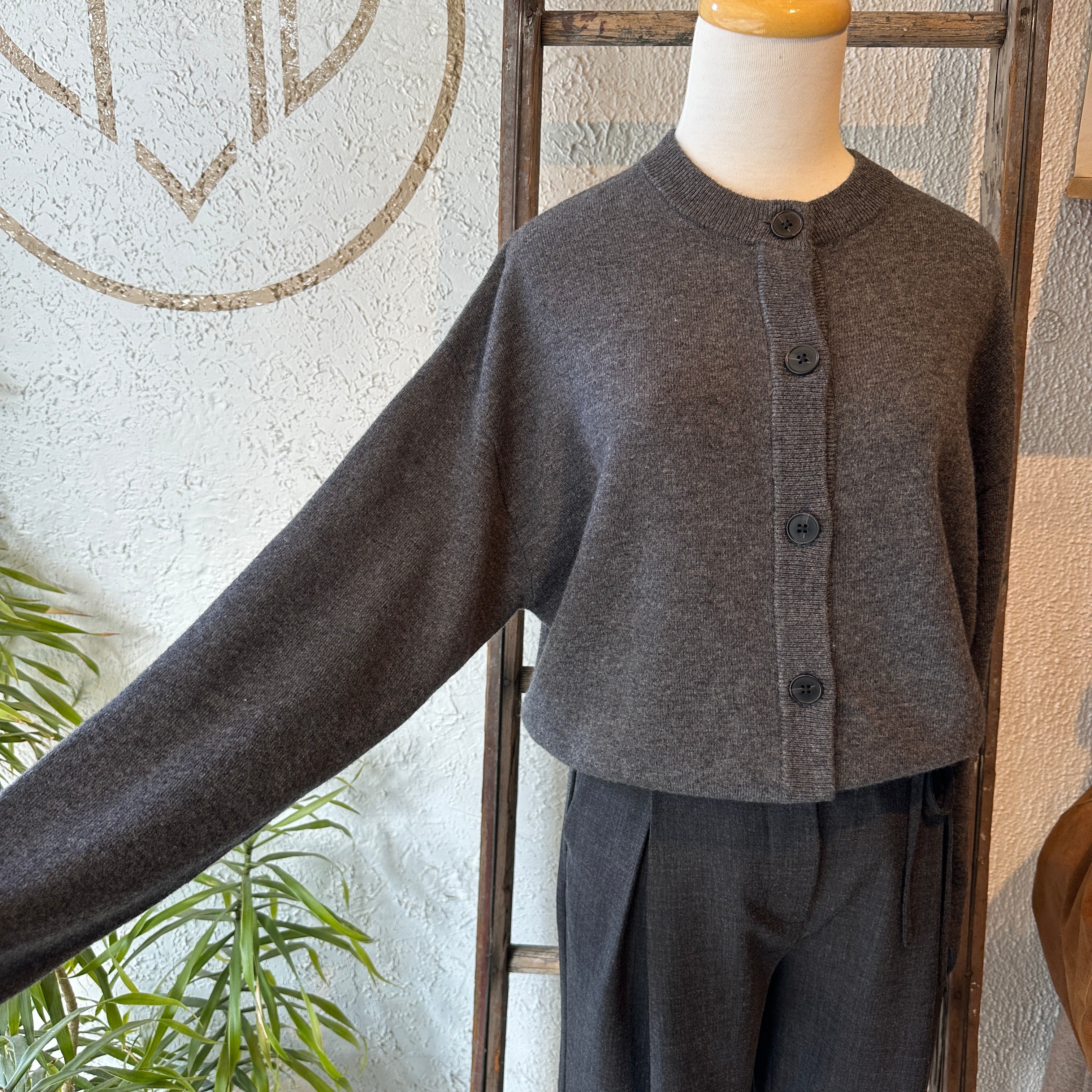Minimum // Assiana Cardigan Grey Melange