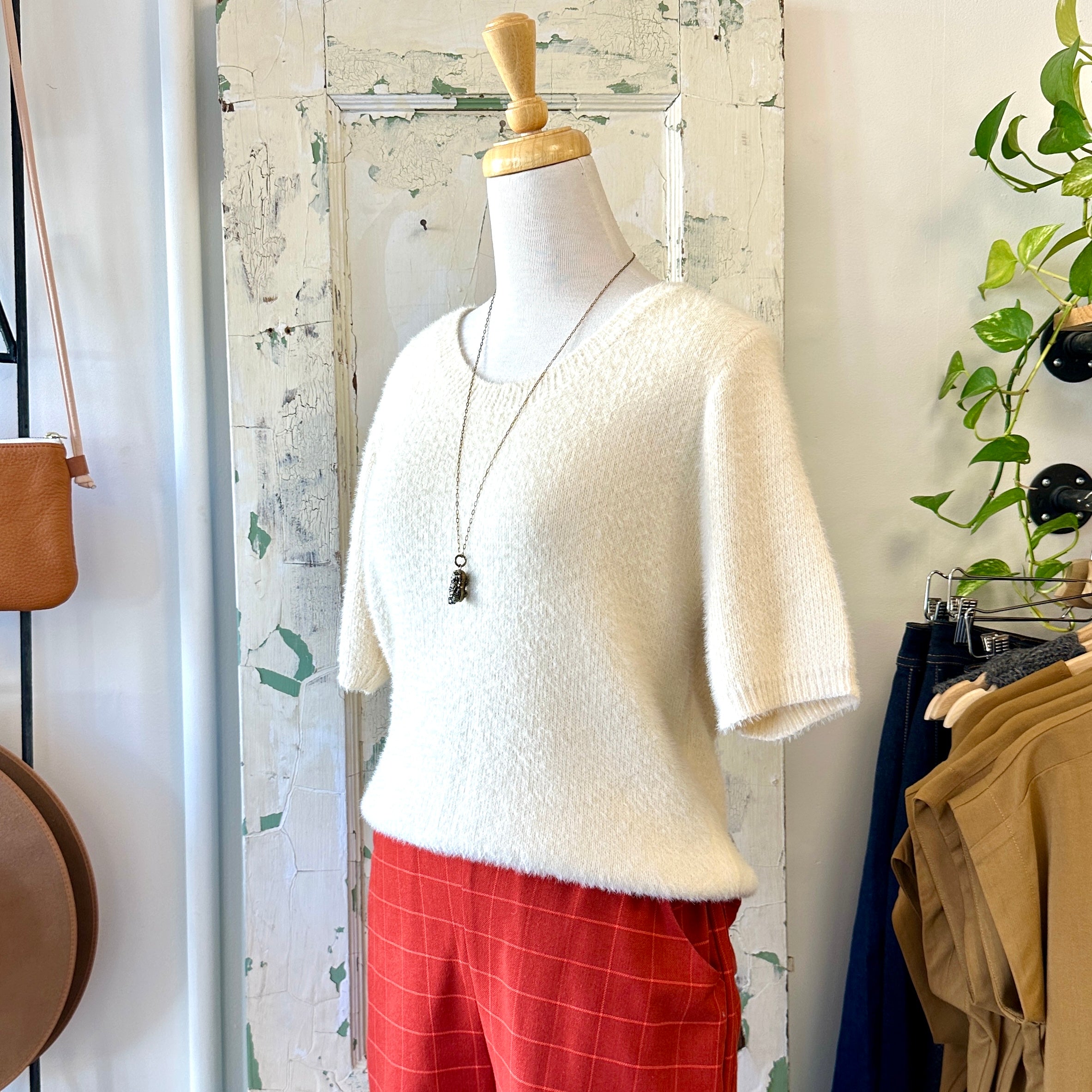 Pink Martini // Addison Sweater White