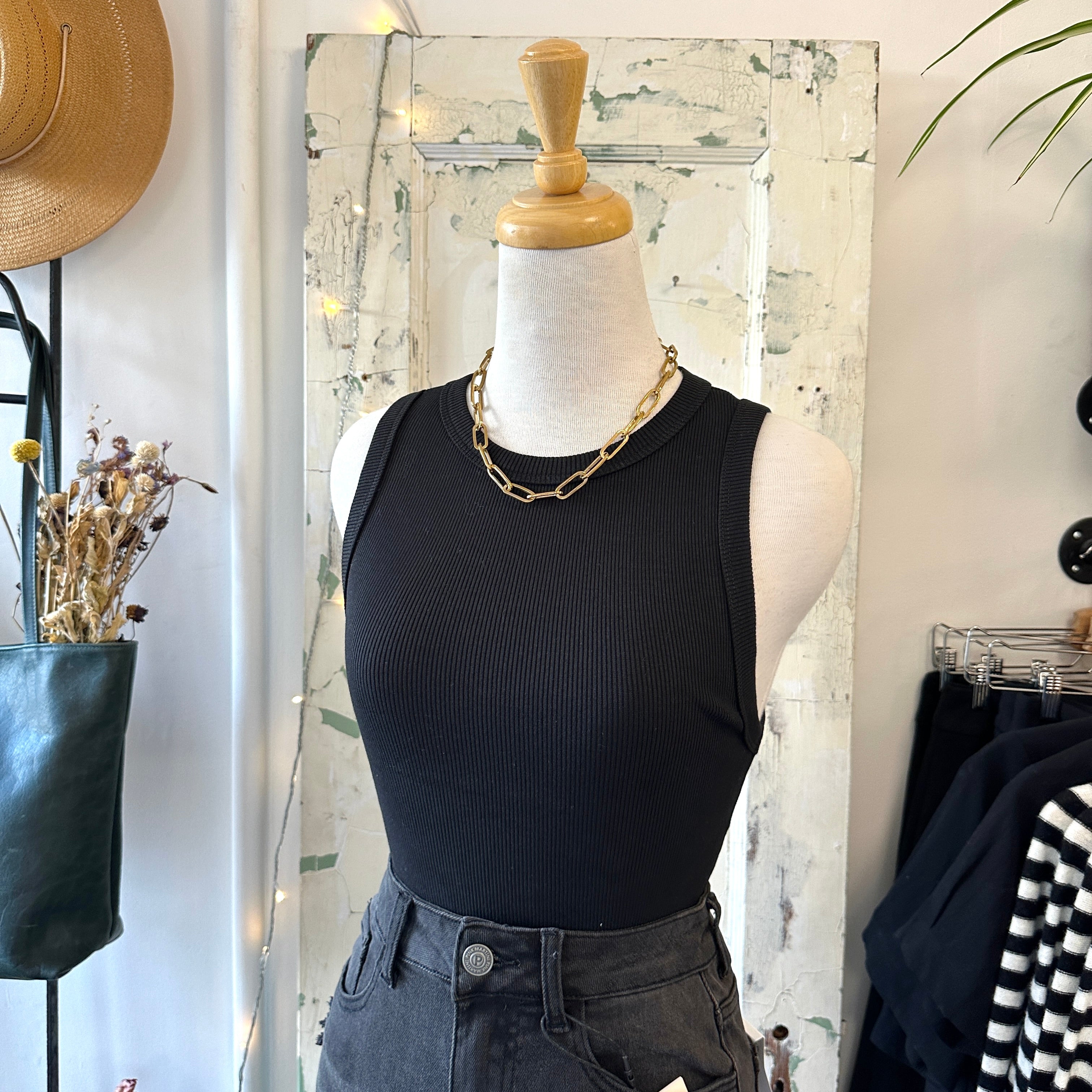 Dr. Denim // Etta Top Black