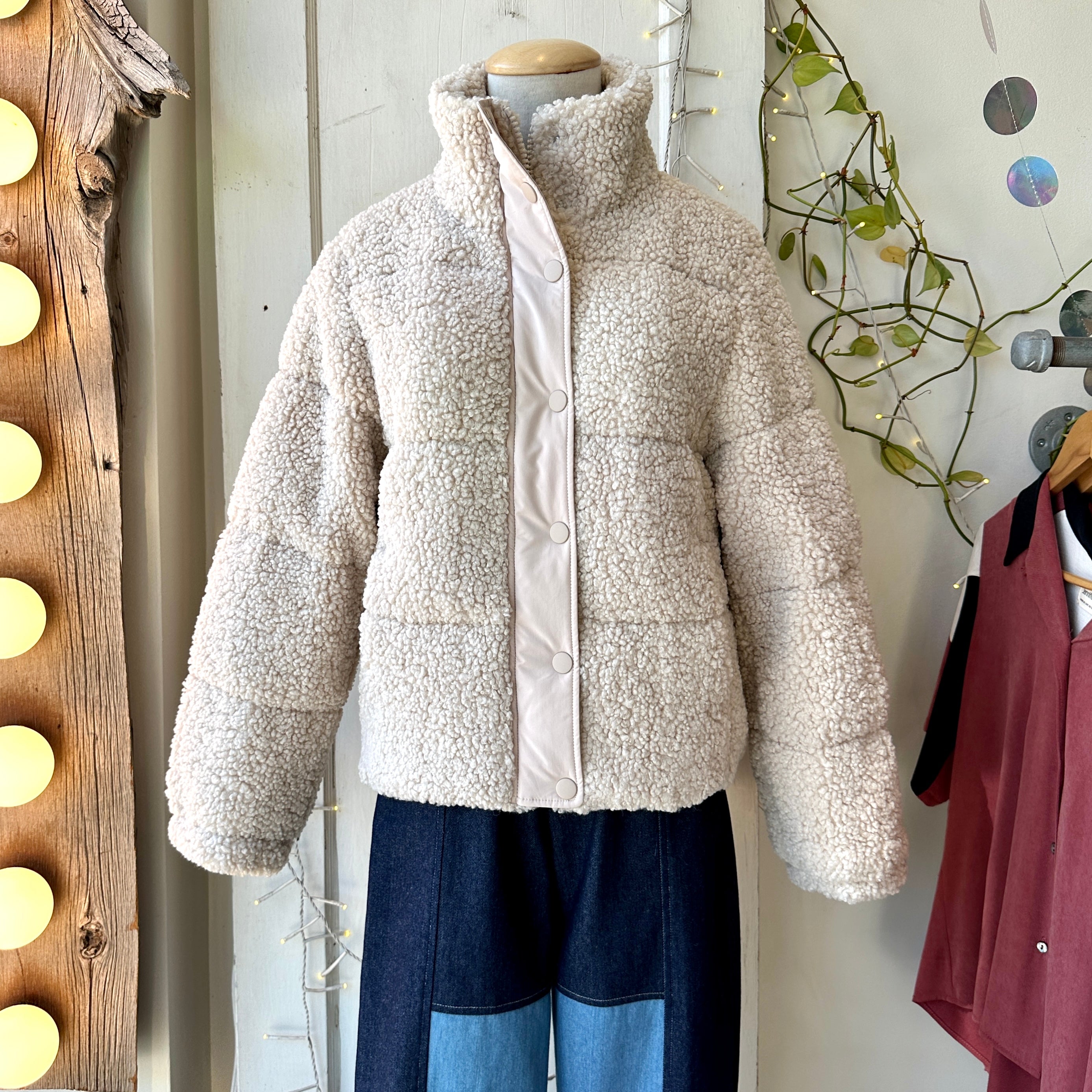 Gentle Fawn // Ellis Jacket Ecru Fluffy