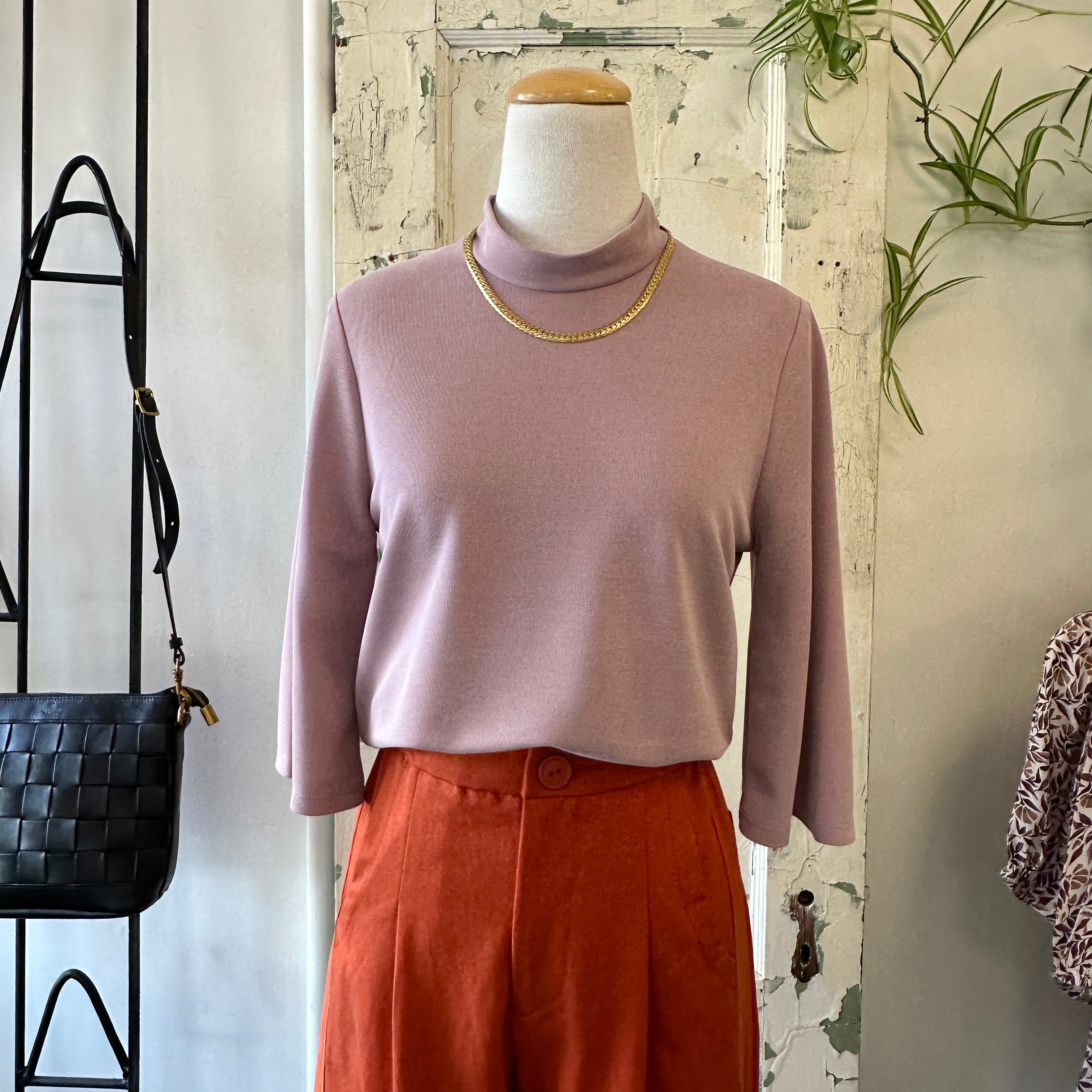 Eve Gravel // Iset Top Dusty Pink