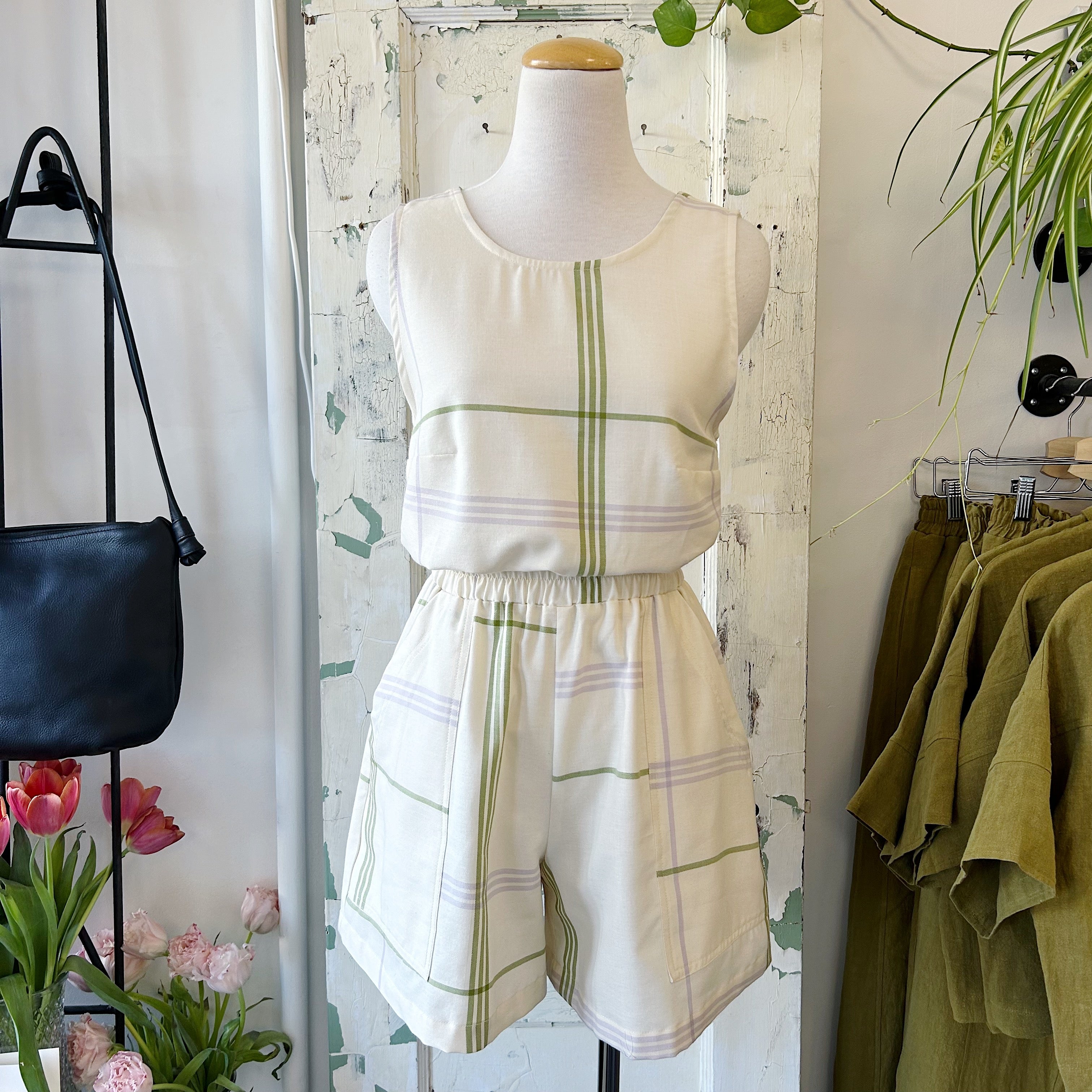 Eve Gravel // Henderson Top Summer Tartan