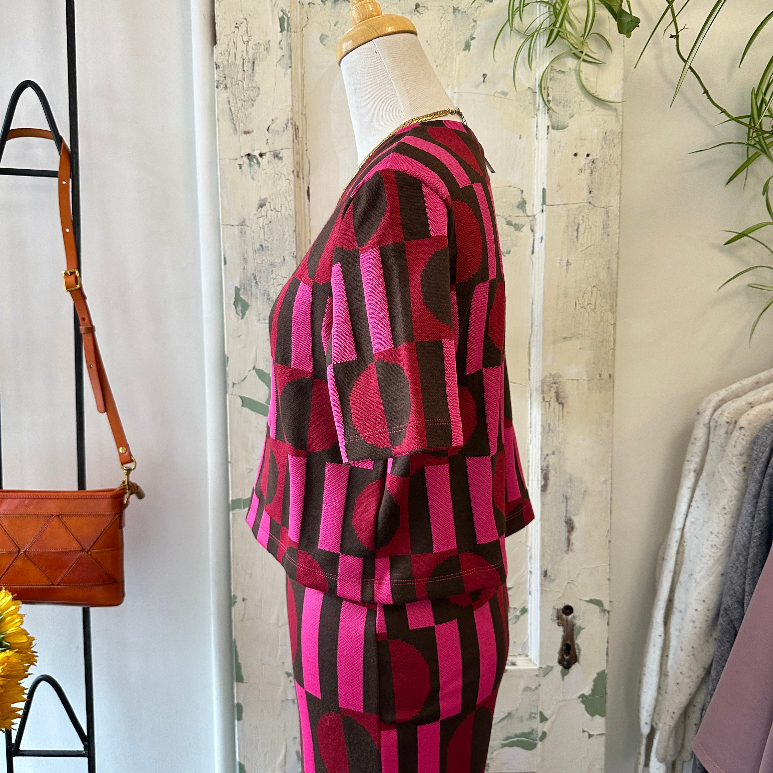 Marigold // Joe Top Pink Geo