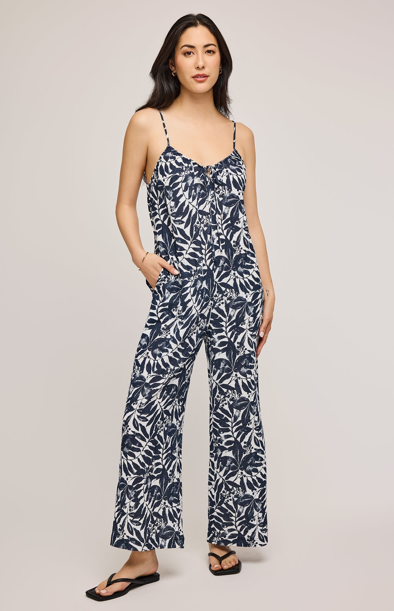 Gentle Fawn // Matilda Jumpsuit Navy Tropic