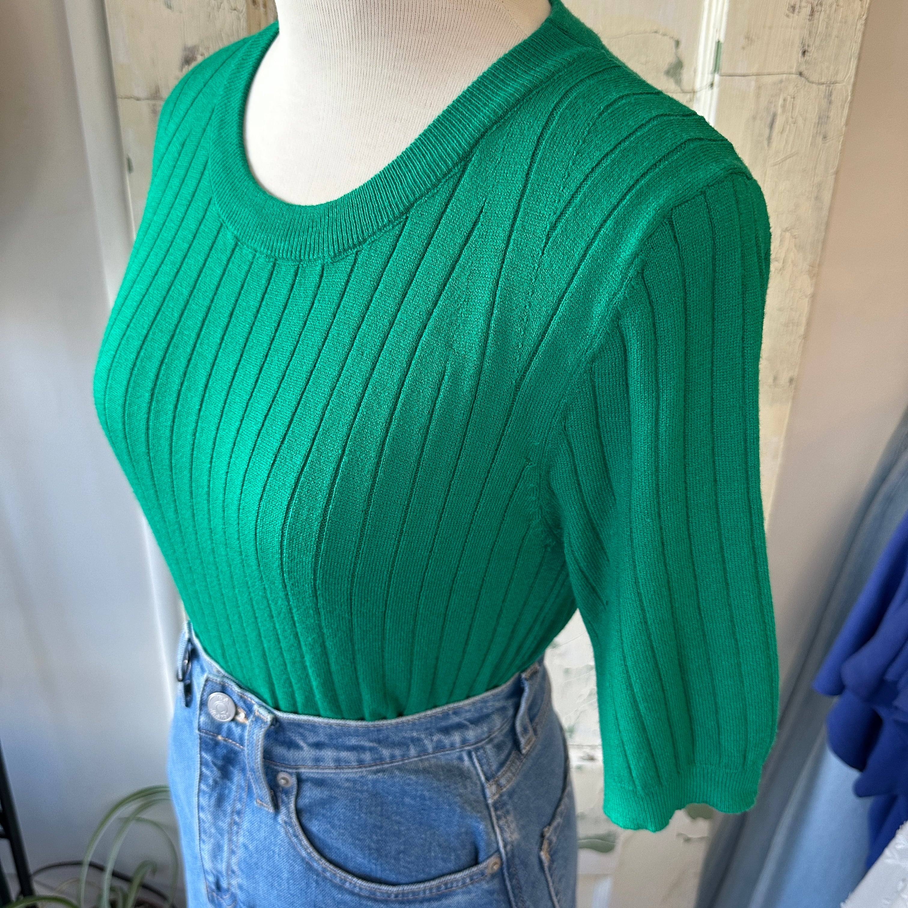 Pink Martini // Carolyn Top Green *LAST SIZE S*