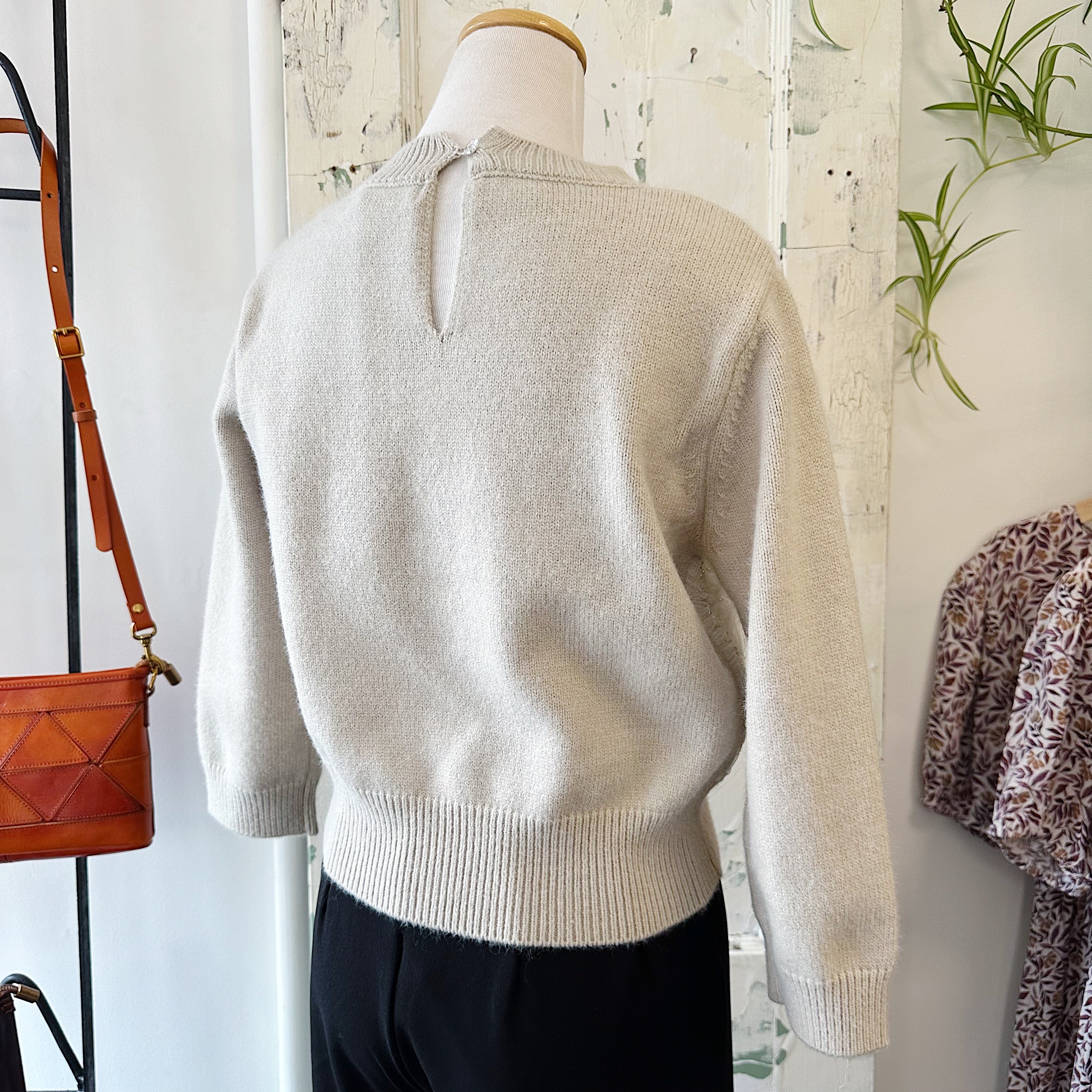 Astrid // Lace & Bead Sweater