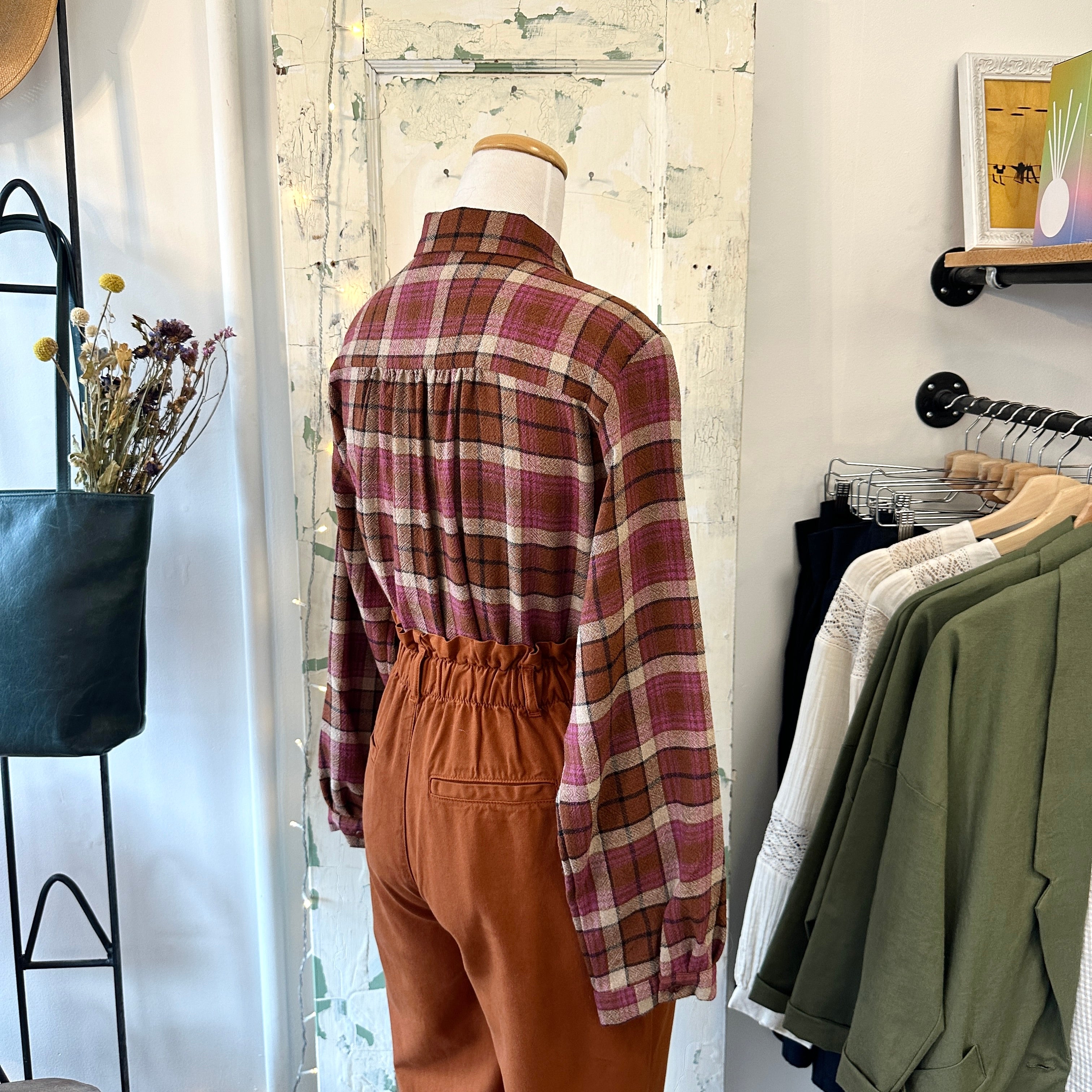 Des Petits Hauts // Vioni Blouse Matobo Plaid