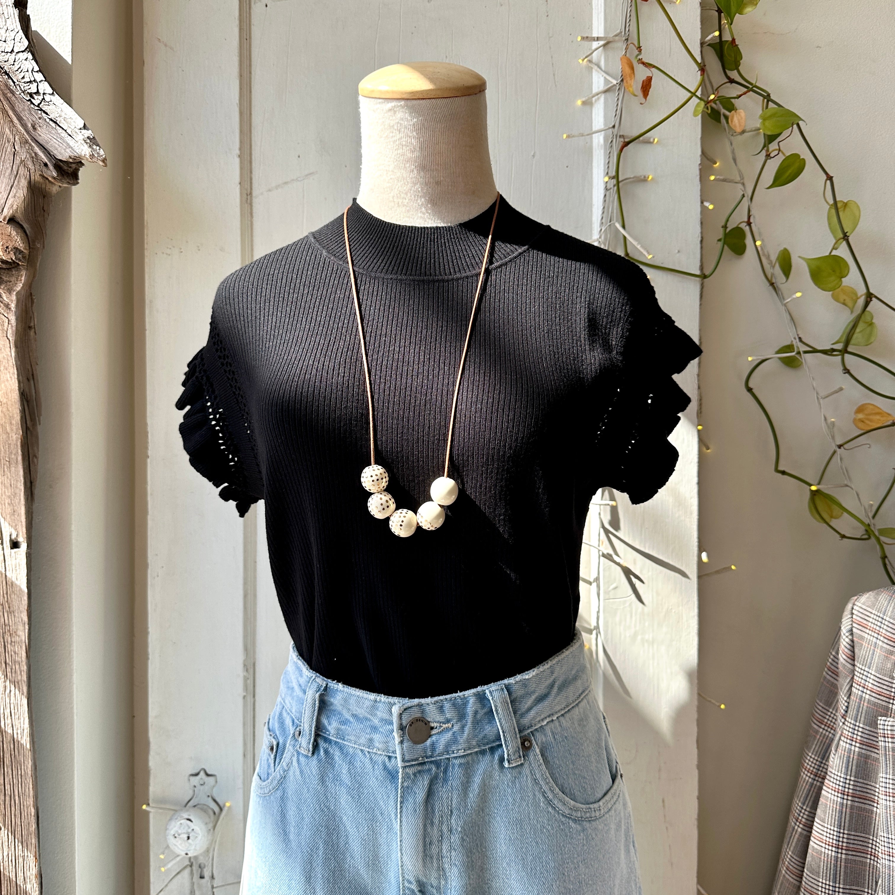 Melissa Nepton // Zowie Top Black