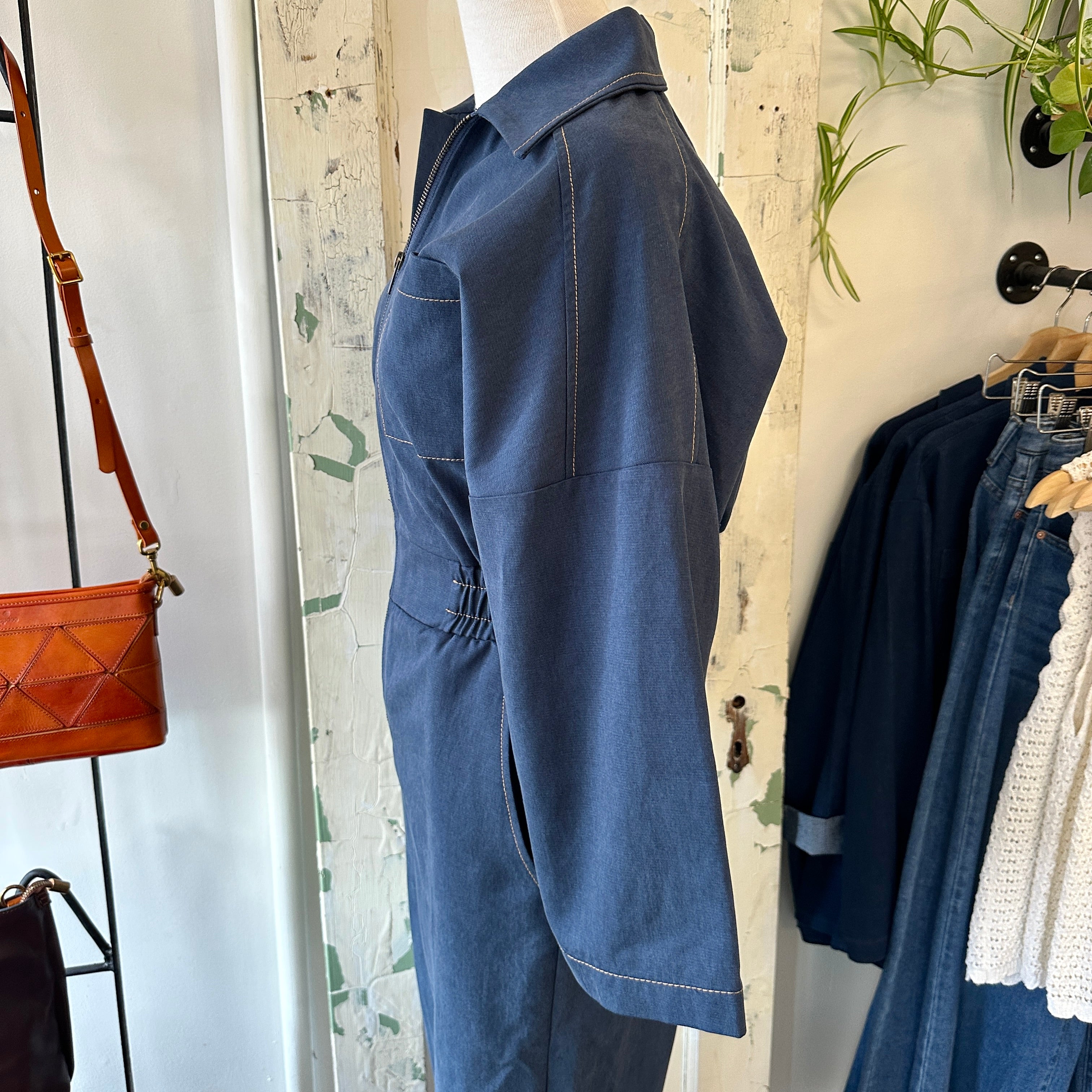 Melow // Lily Jumpsuit Steel