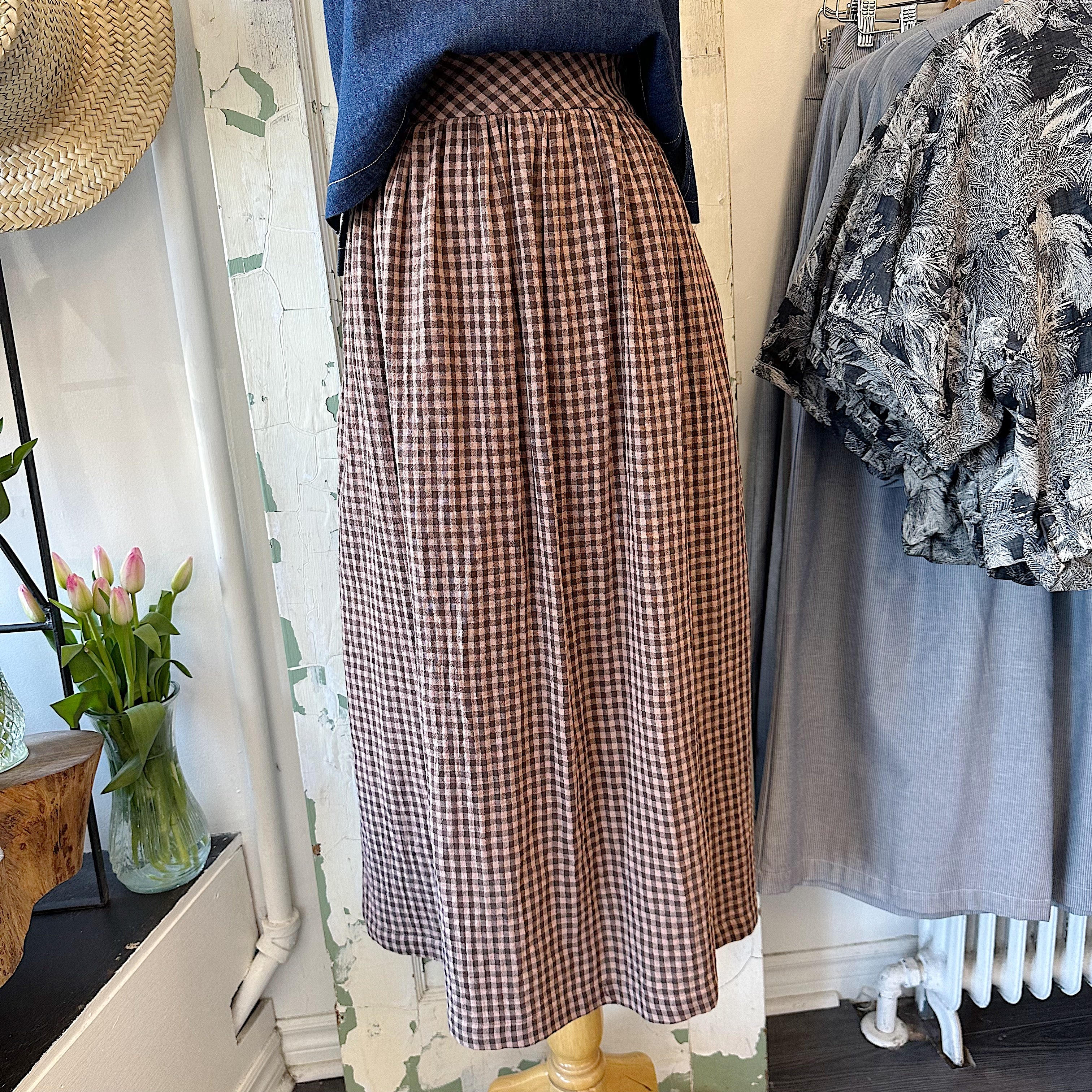 Amanda Moss // Gingham Skirt