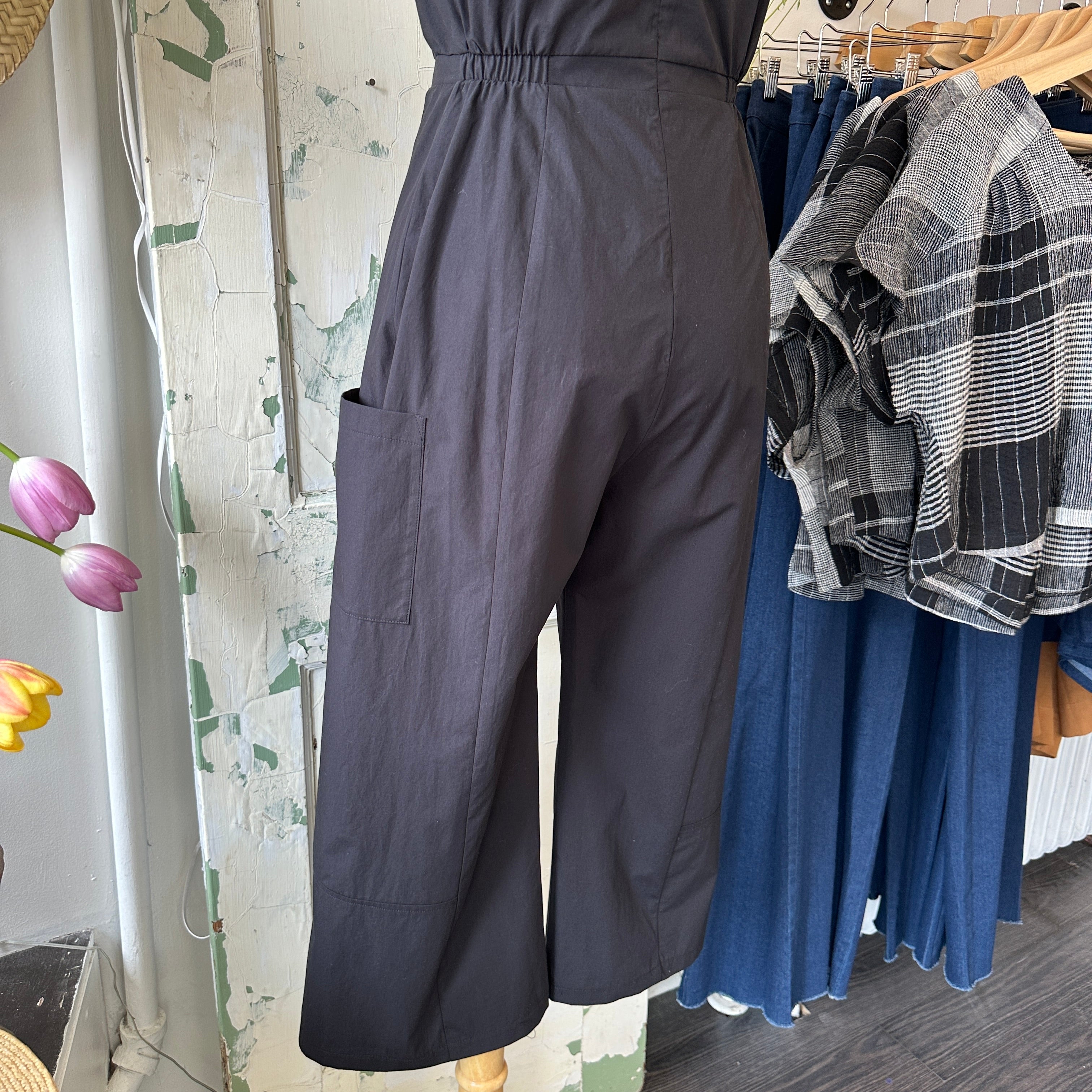 Jennifer Glasgow // Dominion Jumpsuit Black