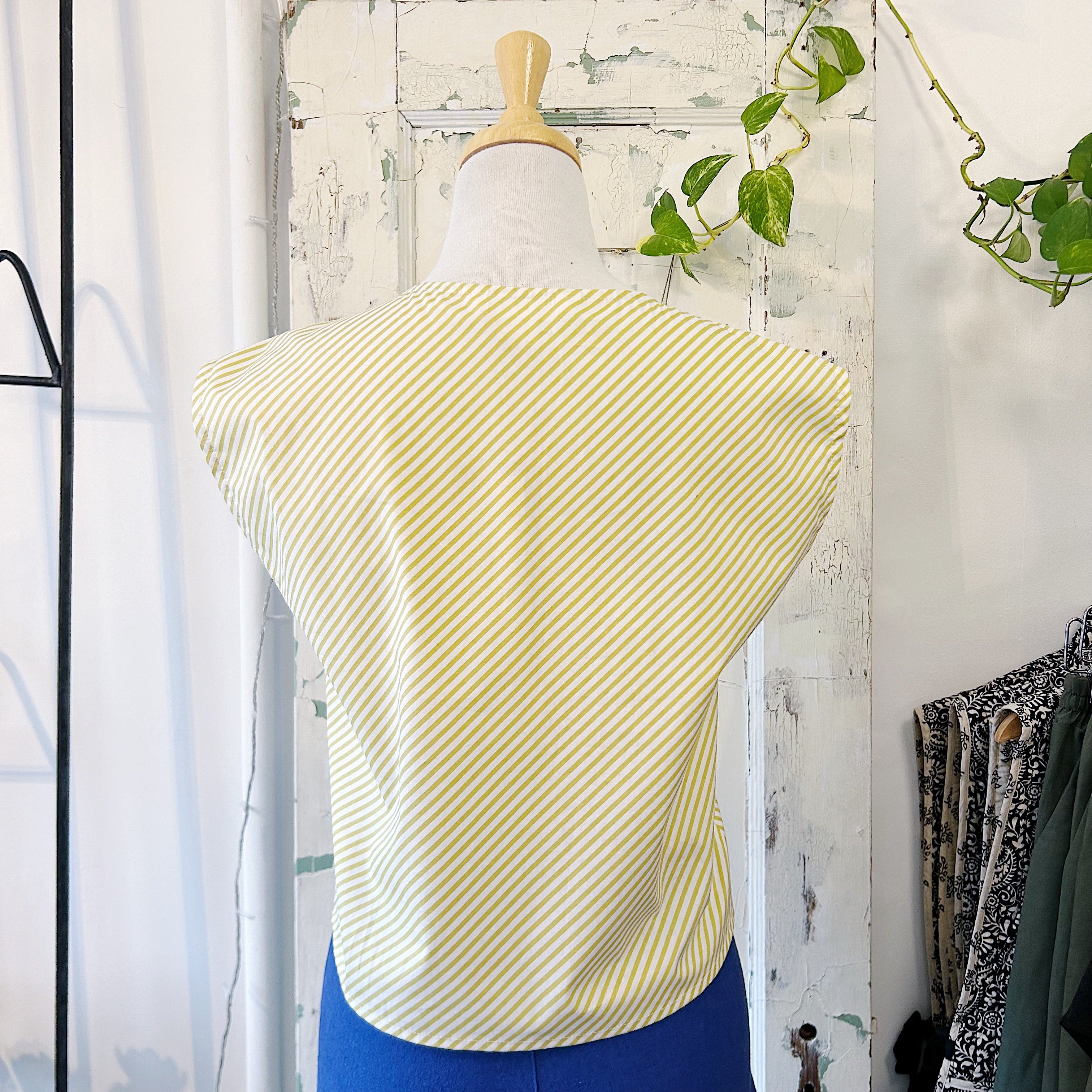 Dagg & Stacey // Annie Popover Top Kelp Stripe *Last Size 4