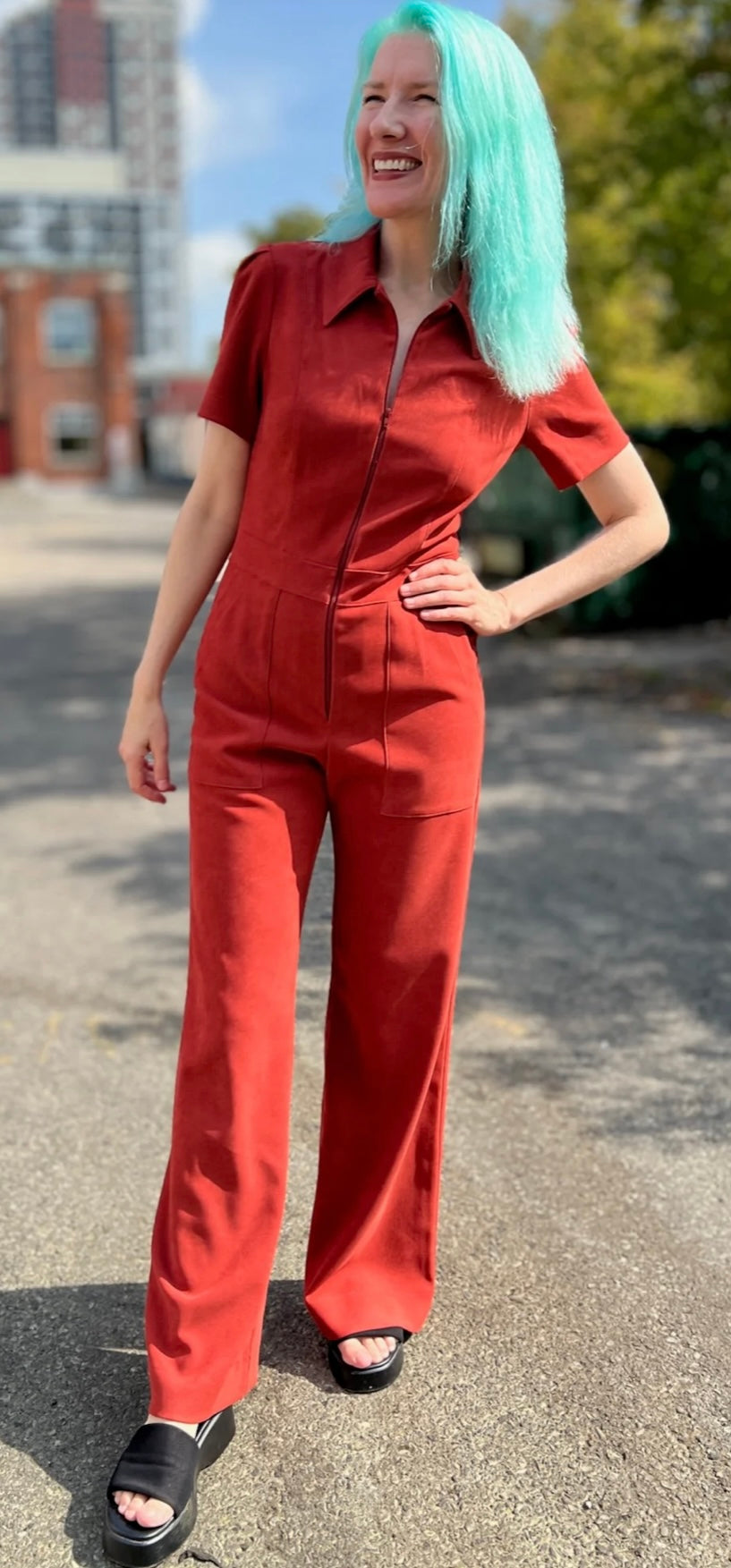 Birds of North America // Tyrranulet Jumpsuit Red Clay