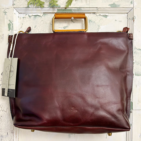 Erin Templeton // BYOB Forest Leather Purse