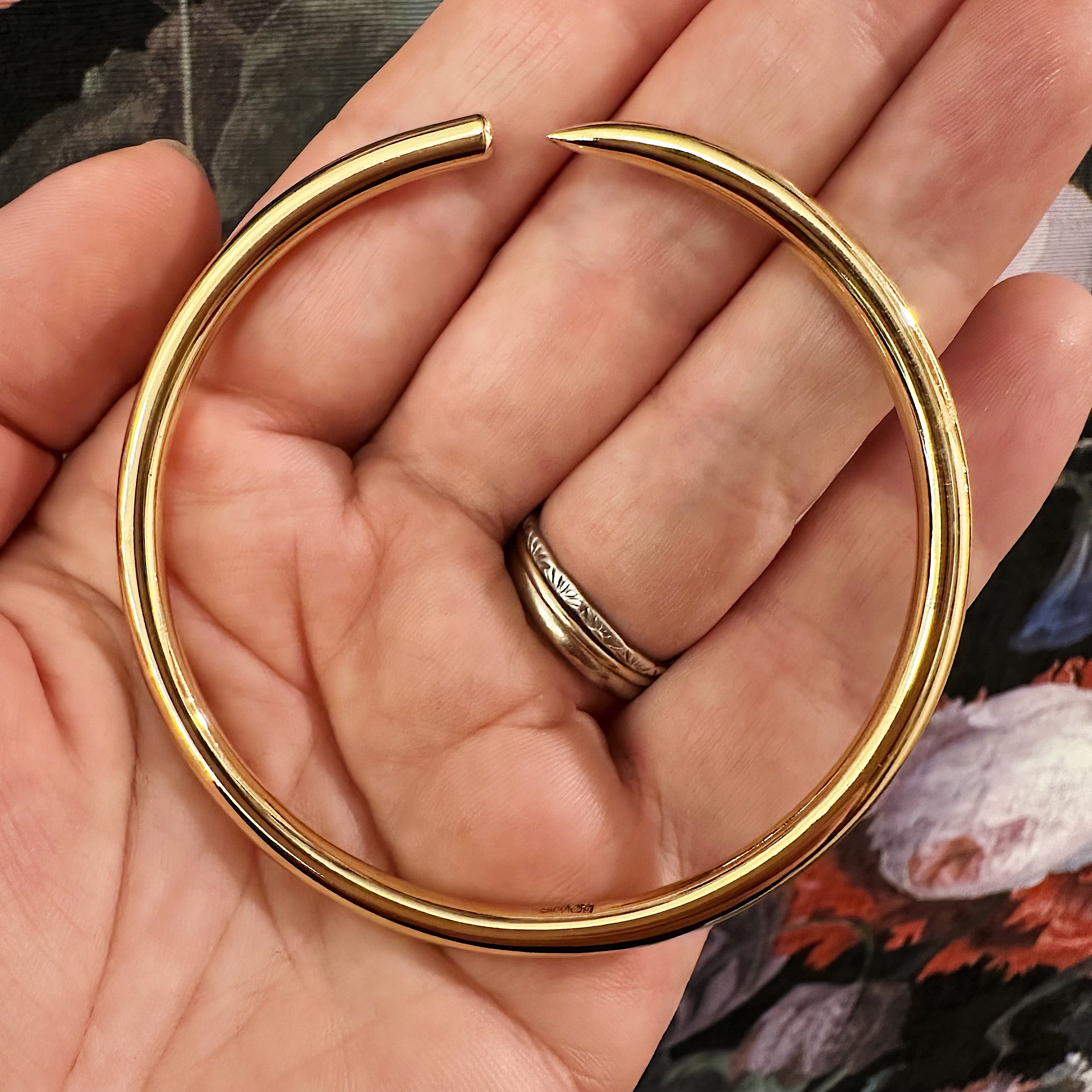 Lissa Bowie // Brass Tusk Bangle
