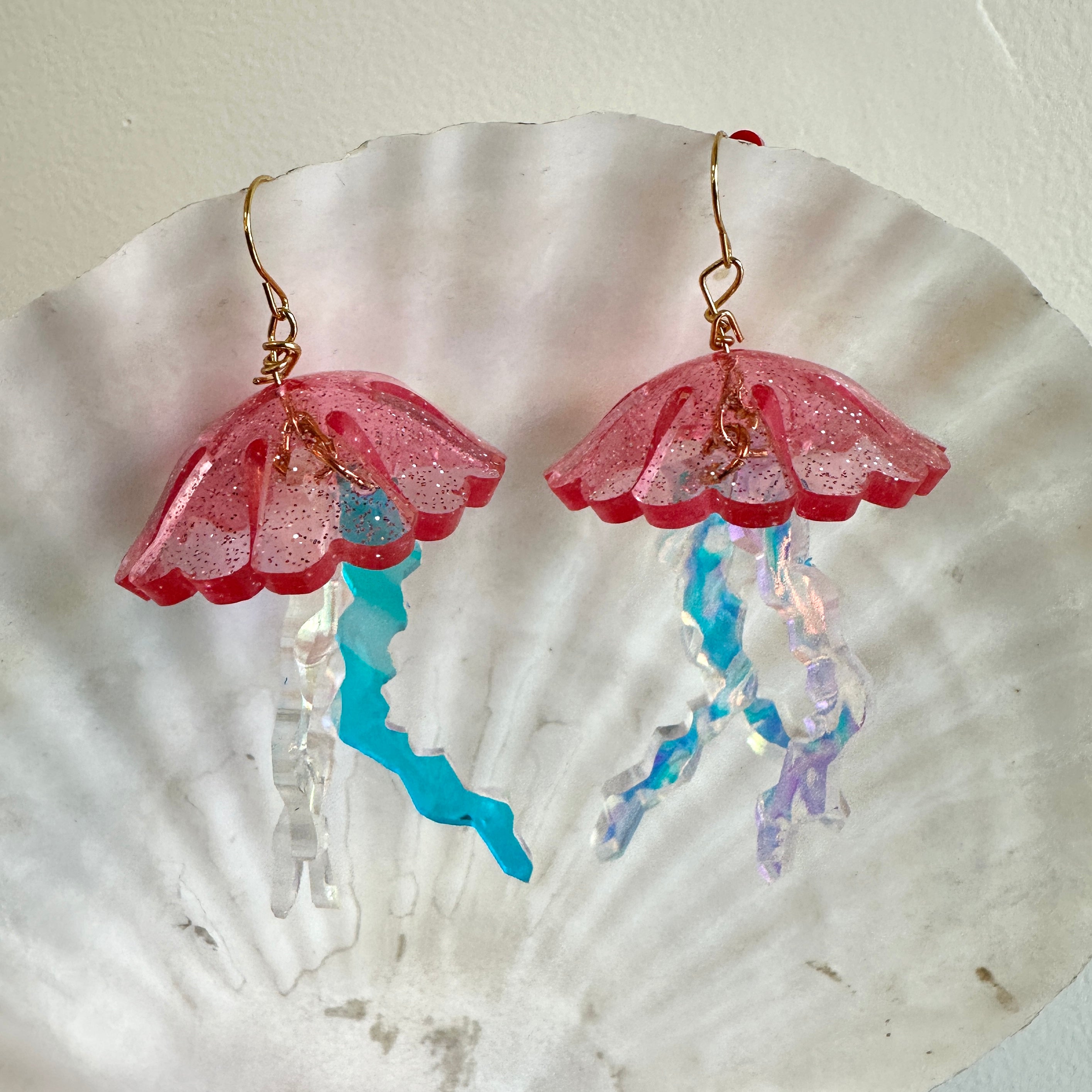dconstruct // 3D Jellyfish Earrings