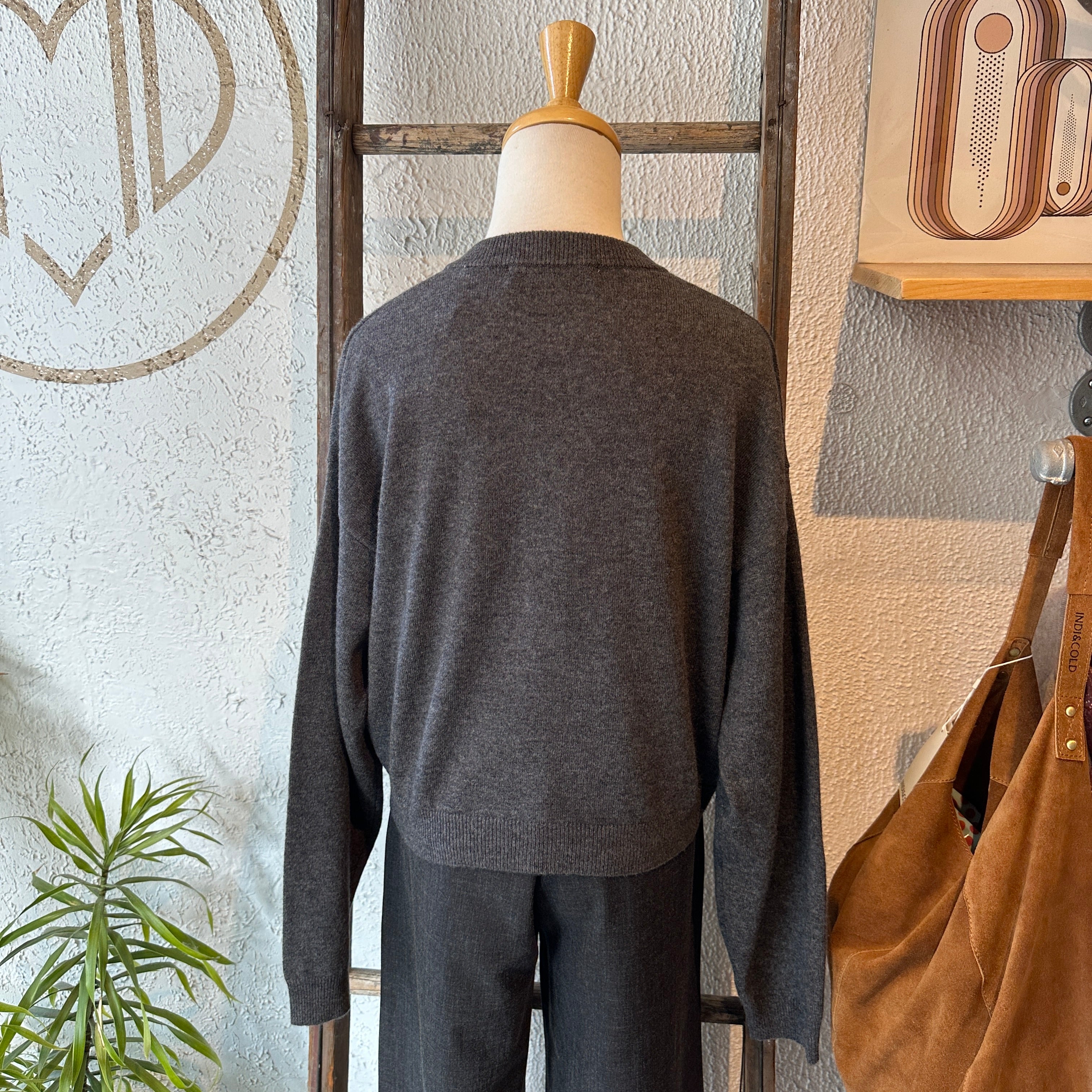 Minimum // Assiana Cardigan Grey Melange