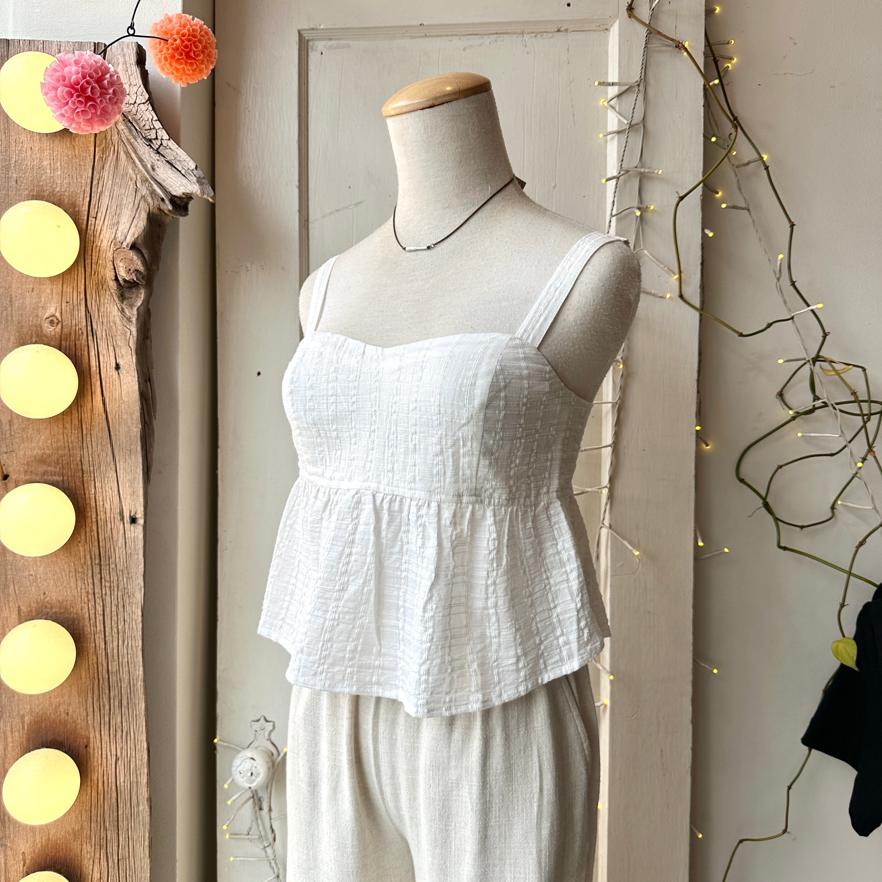 Gentle Fawn // Quincy Top White *Last Size Medium