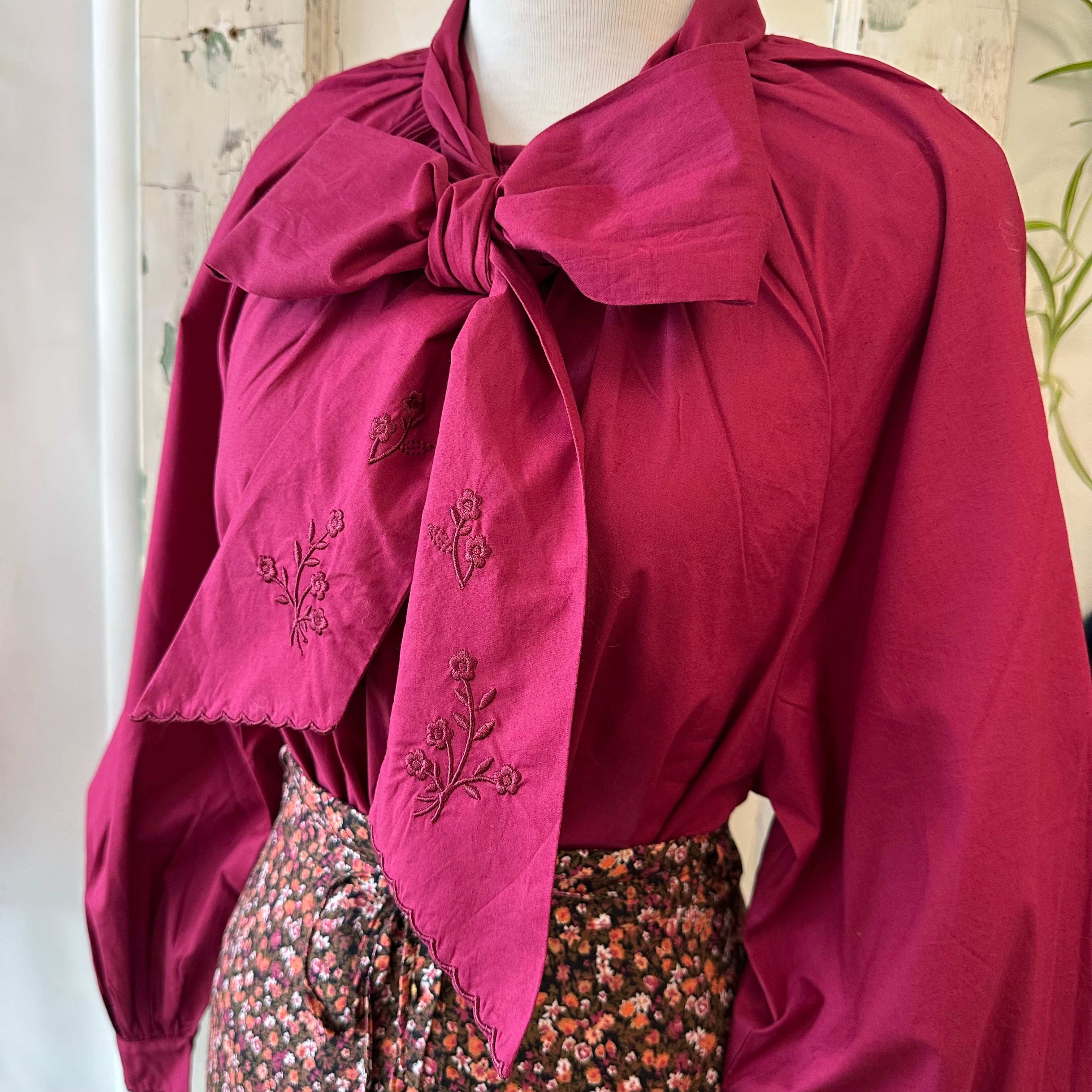 Des Petits Hauts // Trefele Cotton Bow Blouse