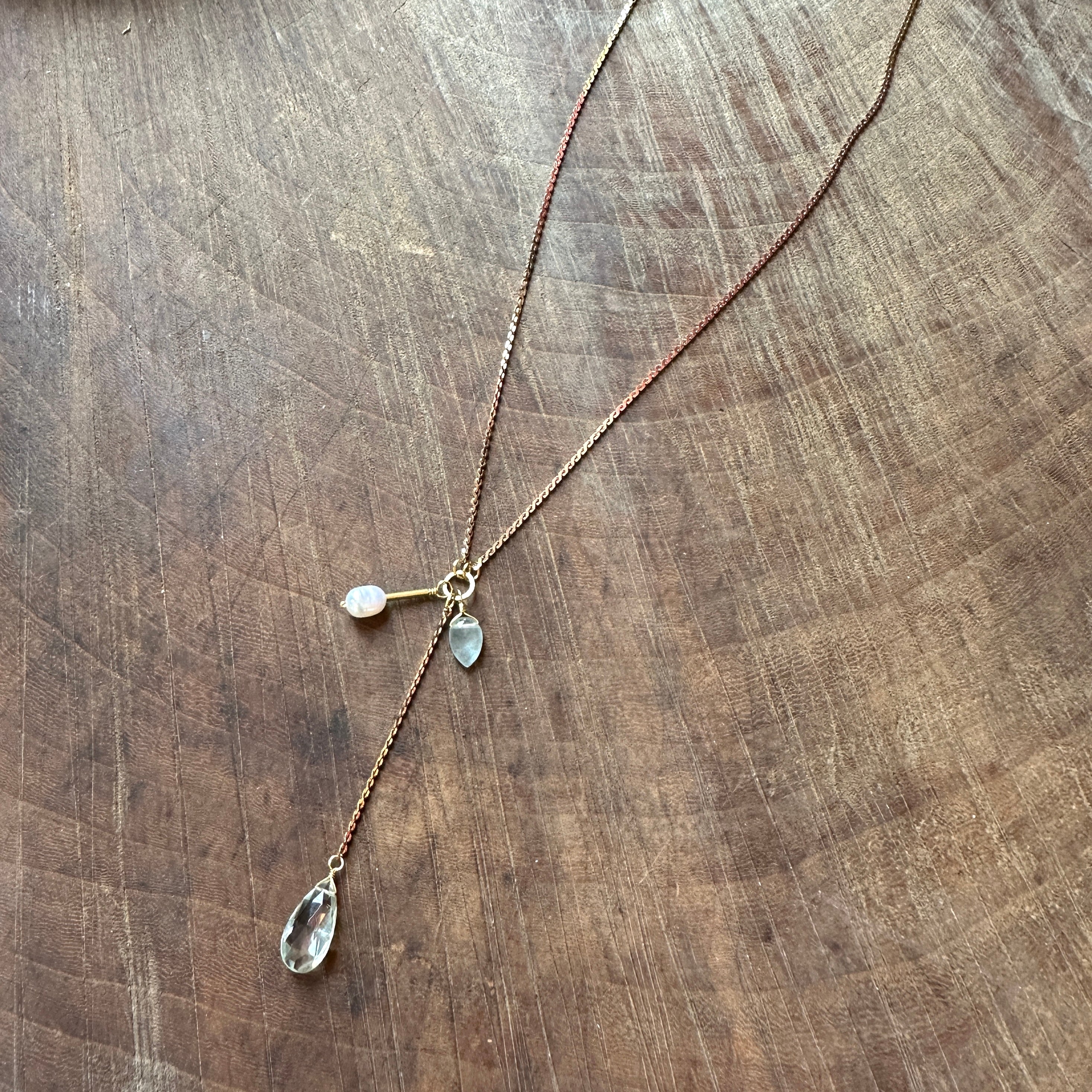 Hailey Gerrits // Brisa Necklace Green Amethyst