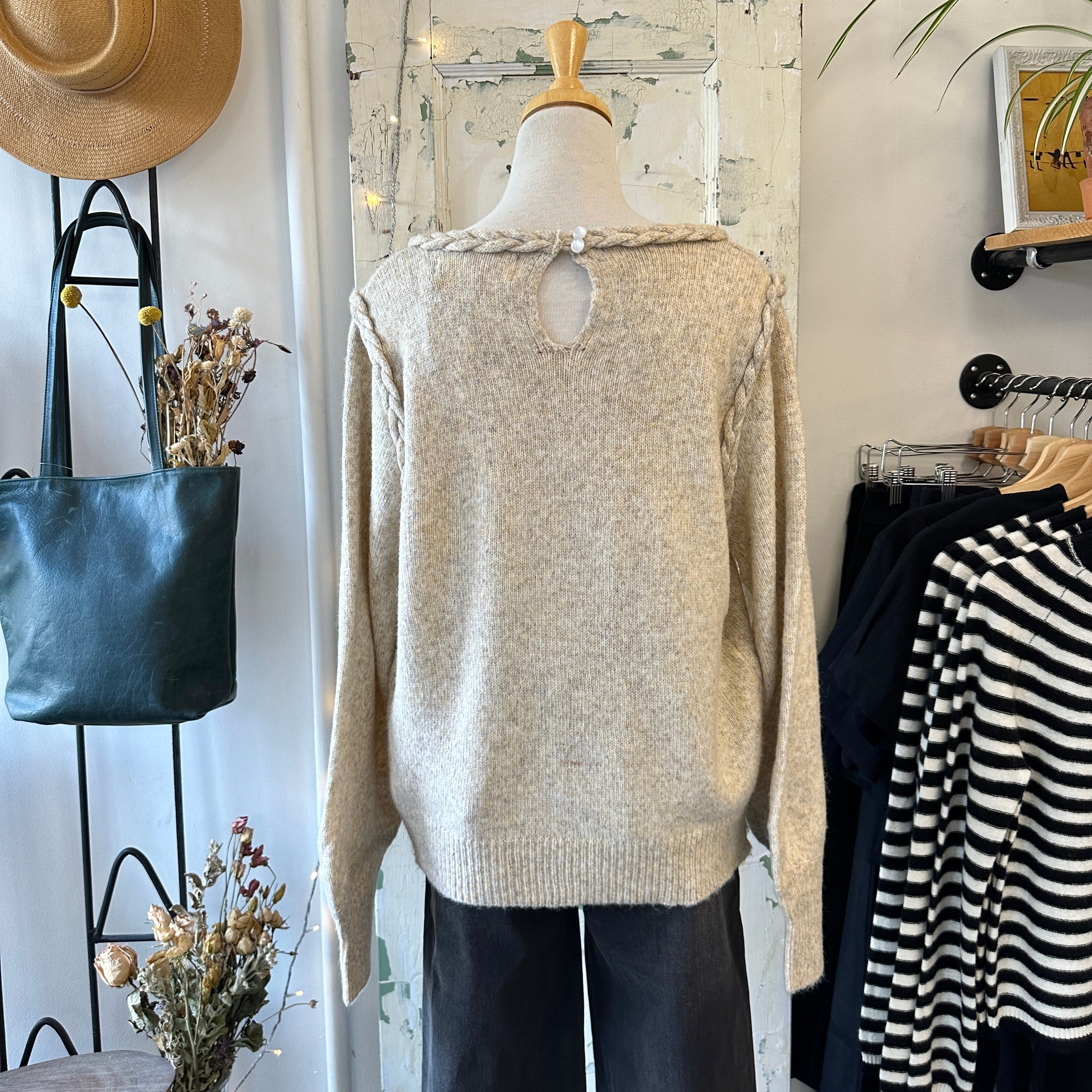 Pink Martini // Audrey Sweater Taupe