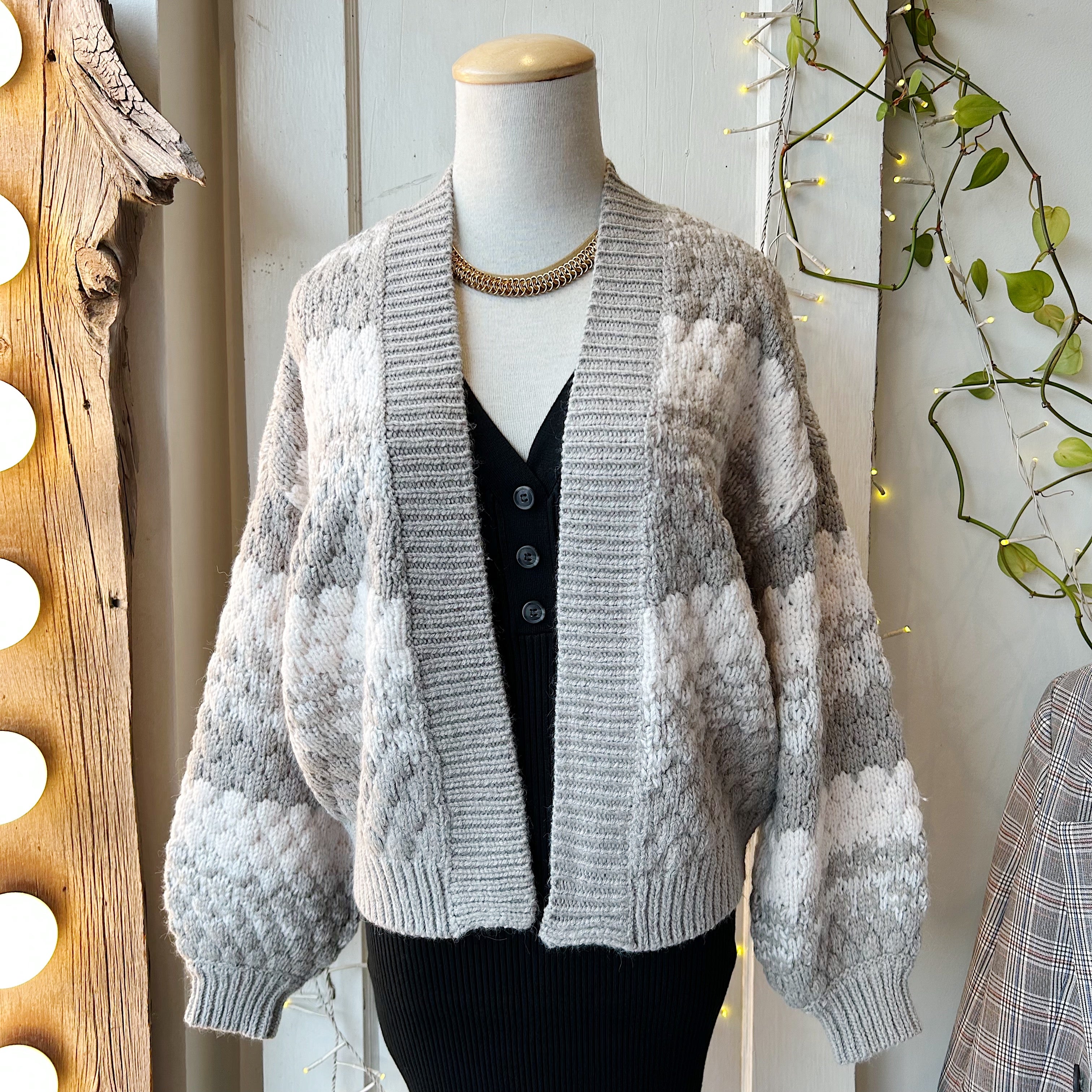 Gentle Fawn // Cosmo Cardi Pistachio Stripe