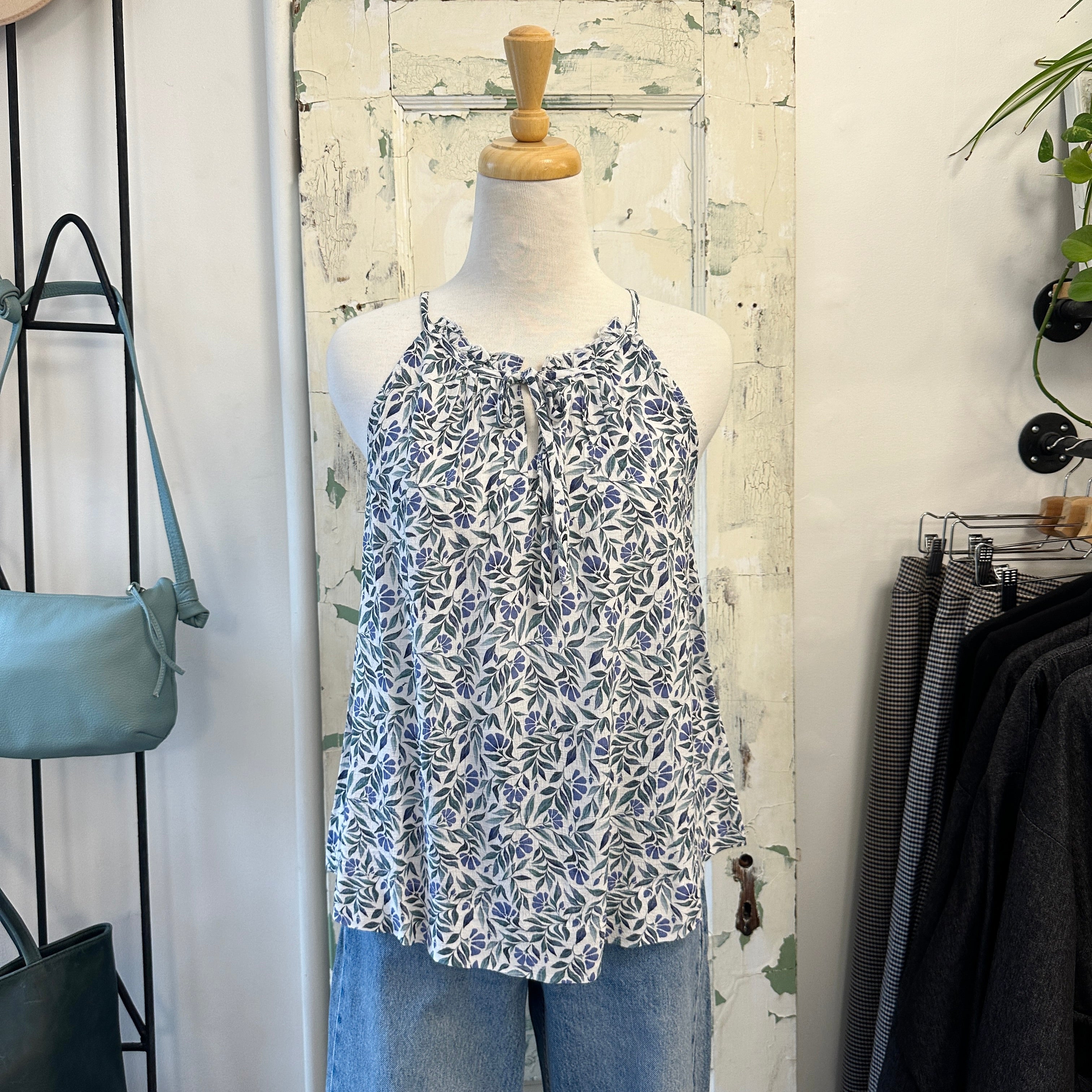 Indi & Cold // Little Leaf Viscose Top