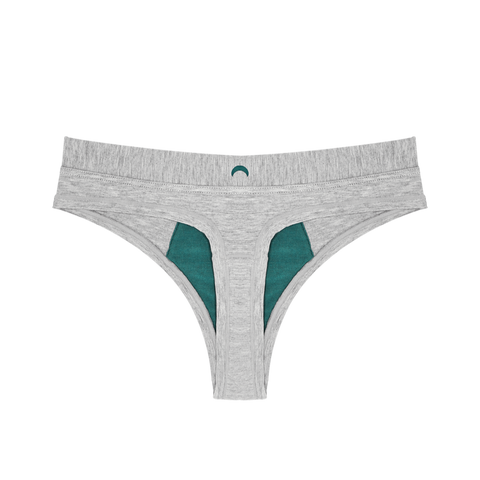 Huha // High Rise Thong Grey