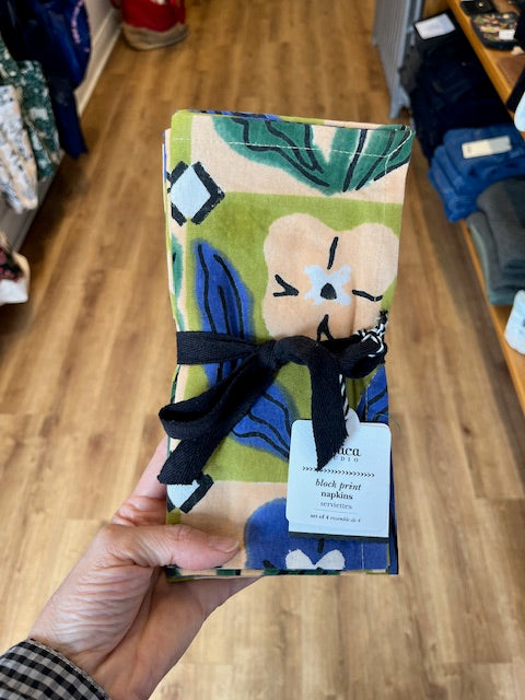 Danica // Blockprint Napkins Teppi