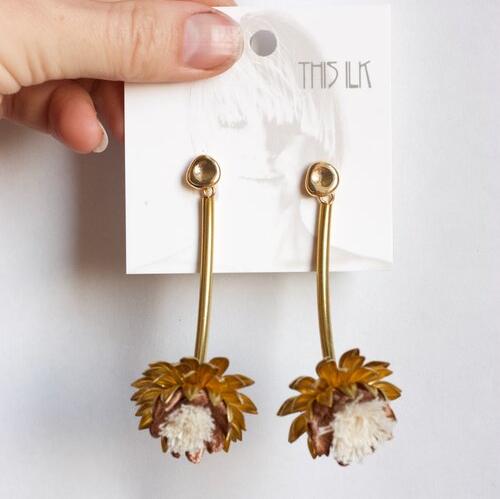 This Ilk // Cynara Statement Earrings Ivory