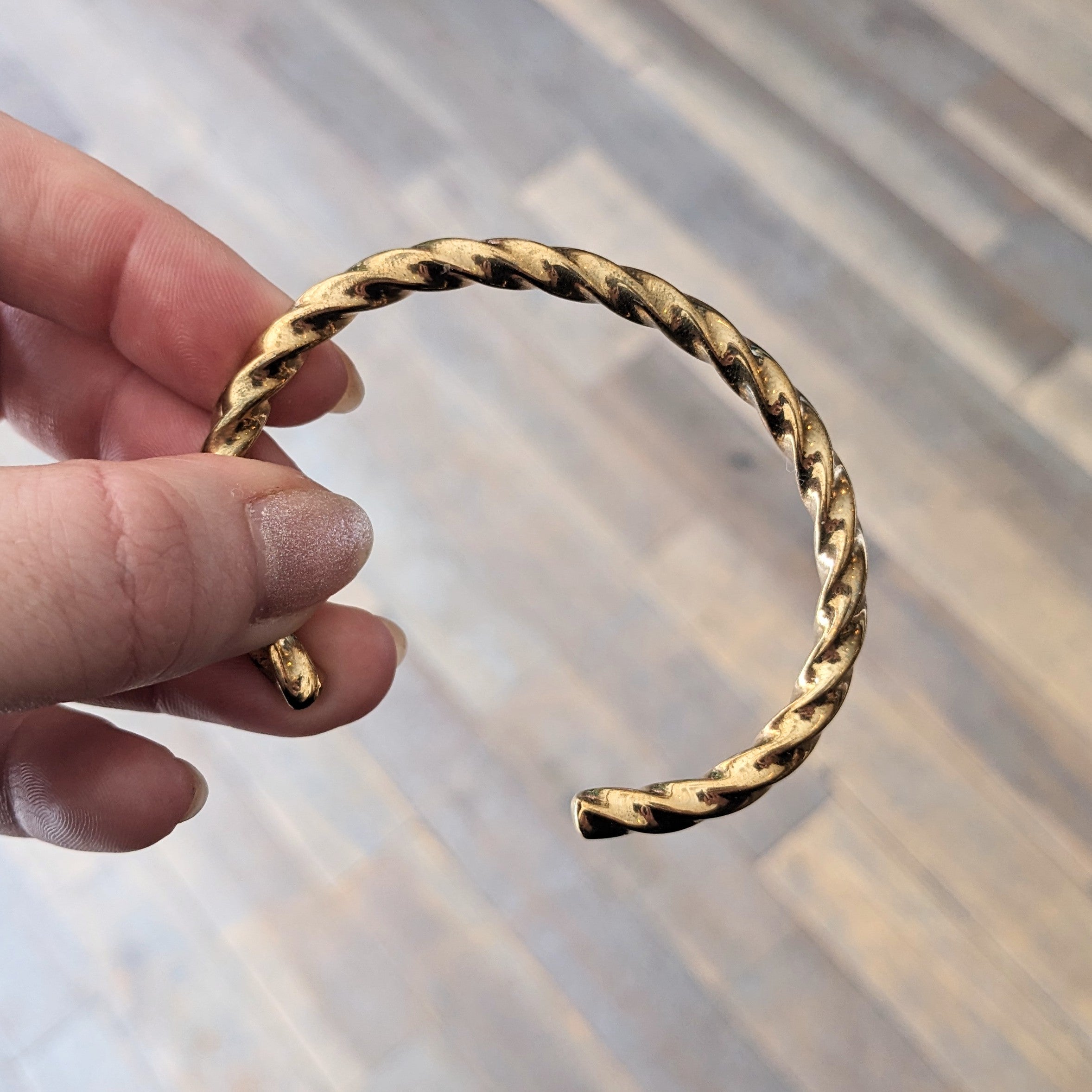 Lissa Bowie // Brass Twist Cuff