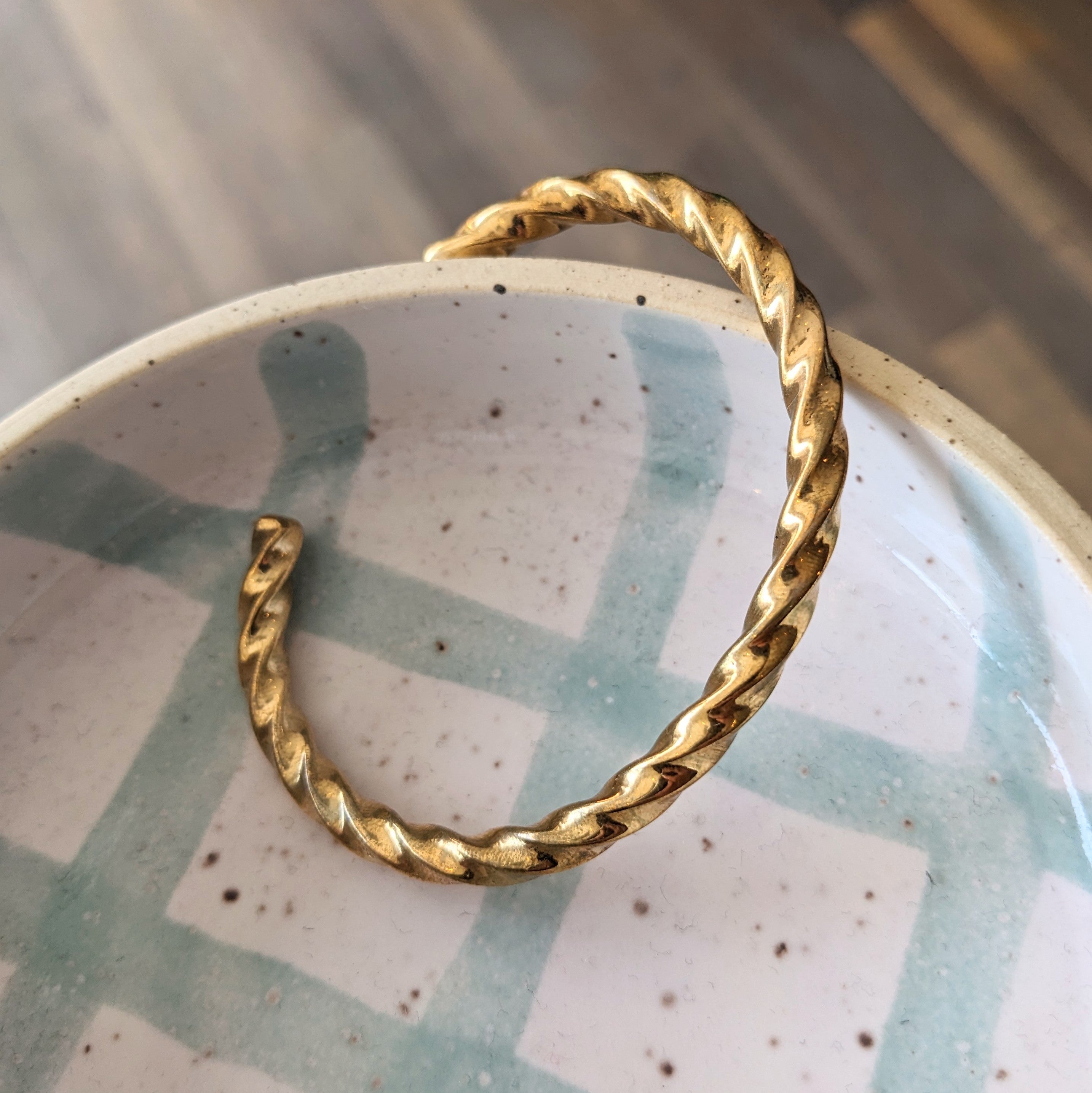 Lissa Bowie // Brass Twist Cuff
