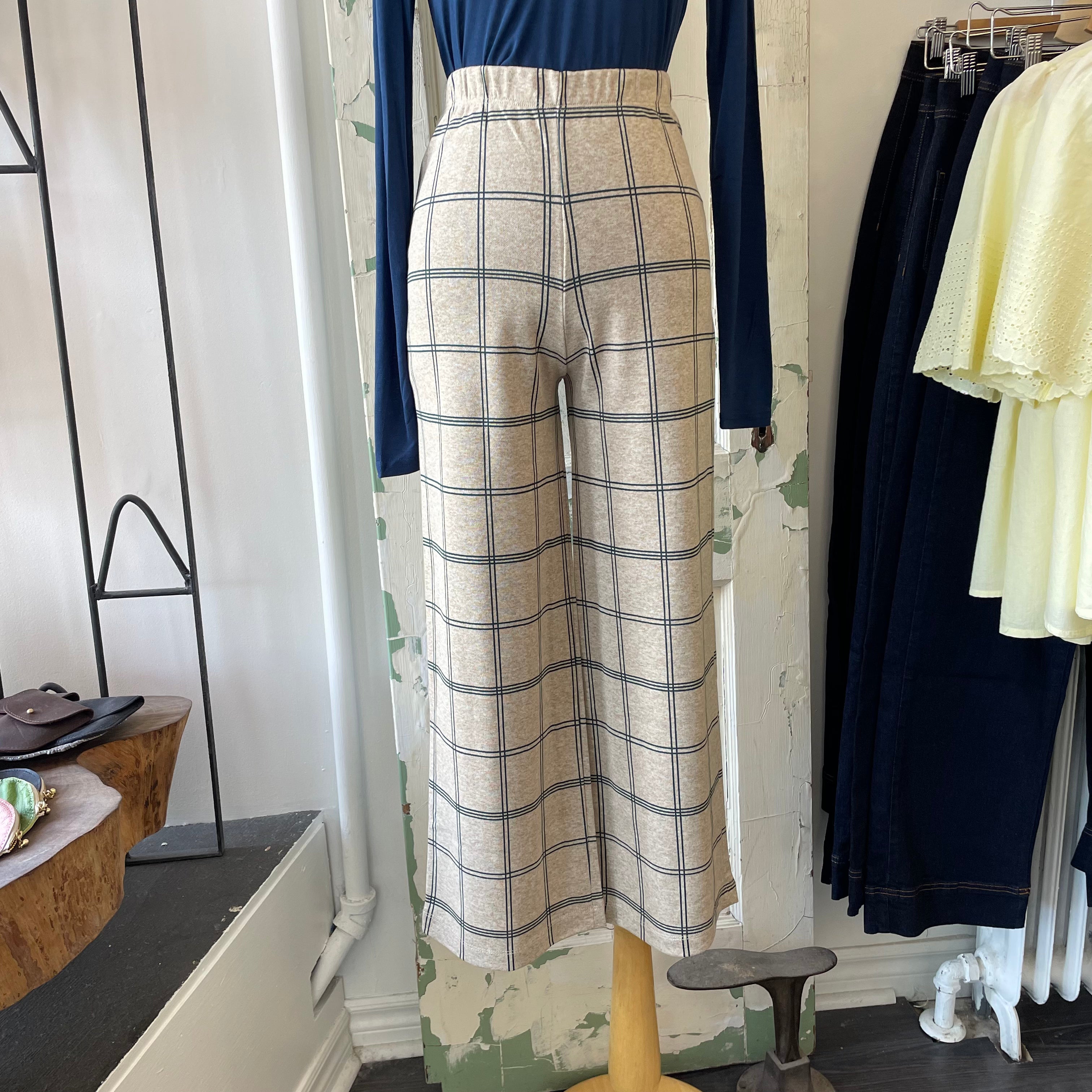 Indi & Cold // James Trousers Green Plaid