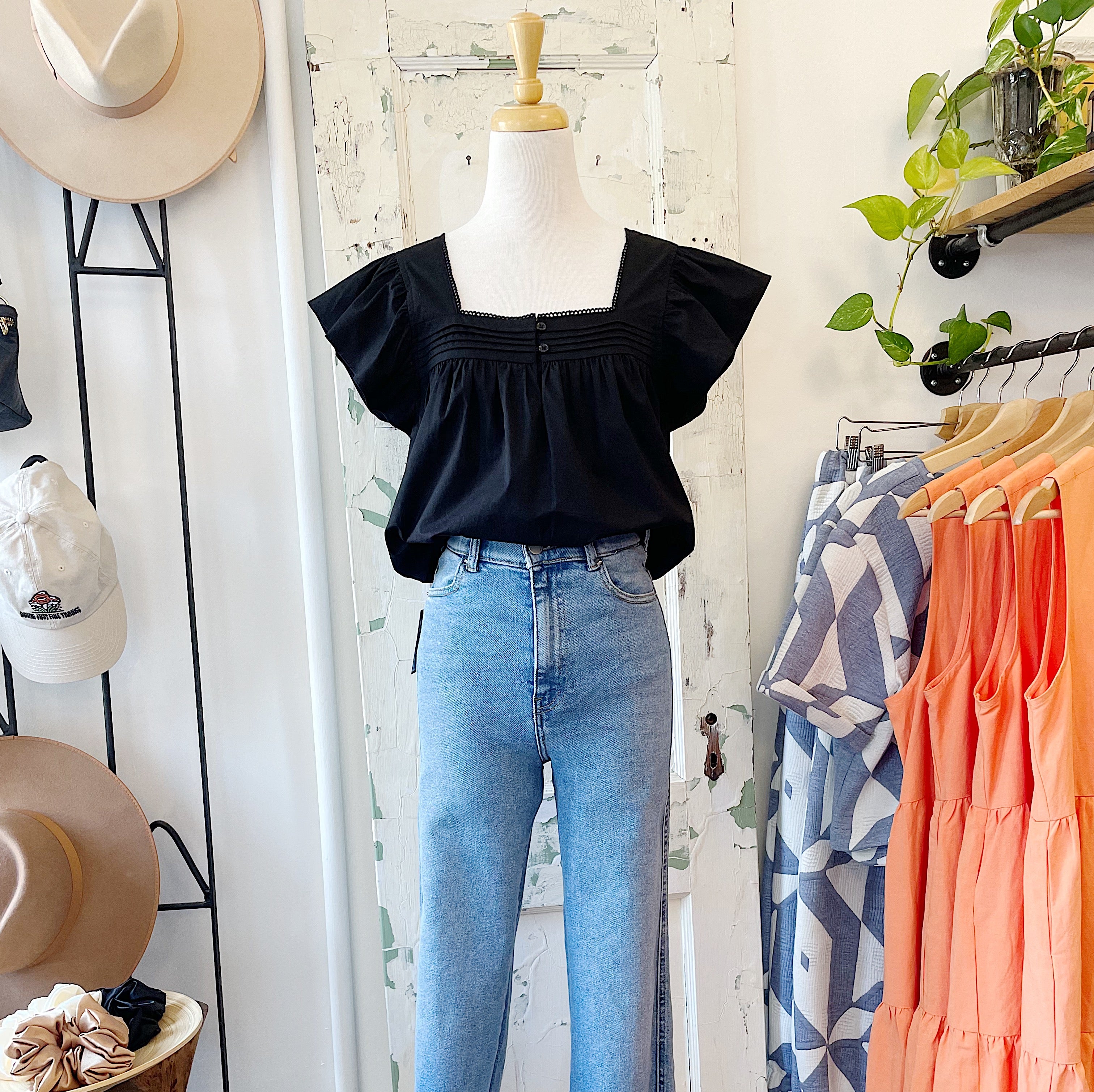 Melissa Nepton // Alana Top Black