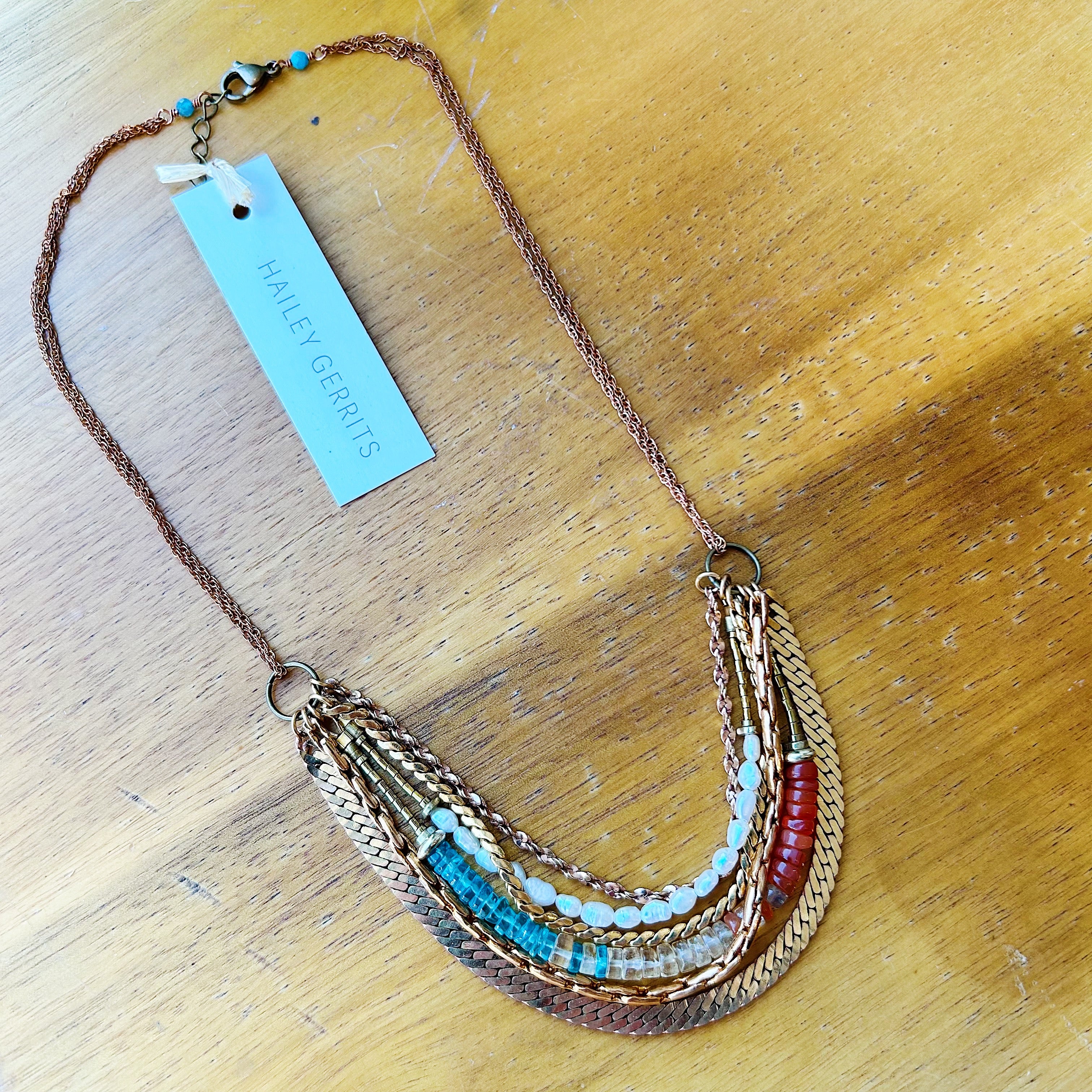 Hailey Gerrits // Marici Necklace Apatite