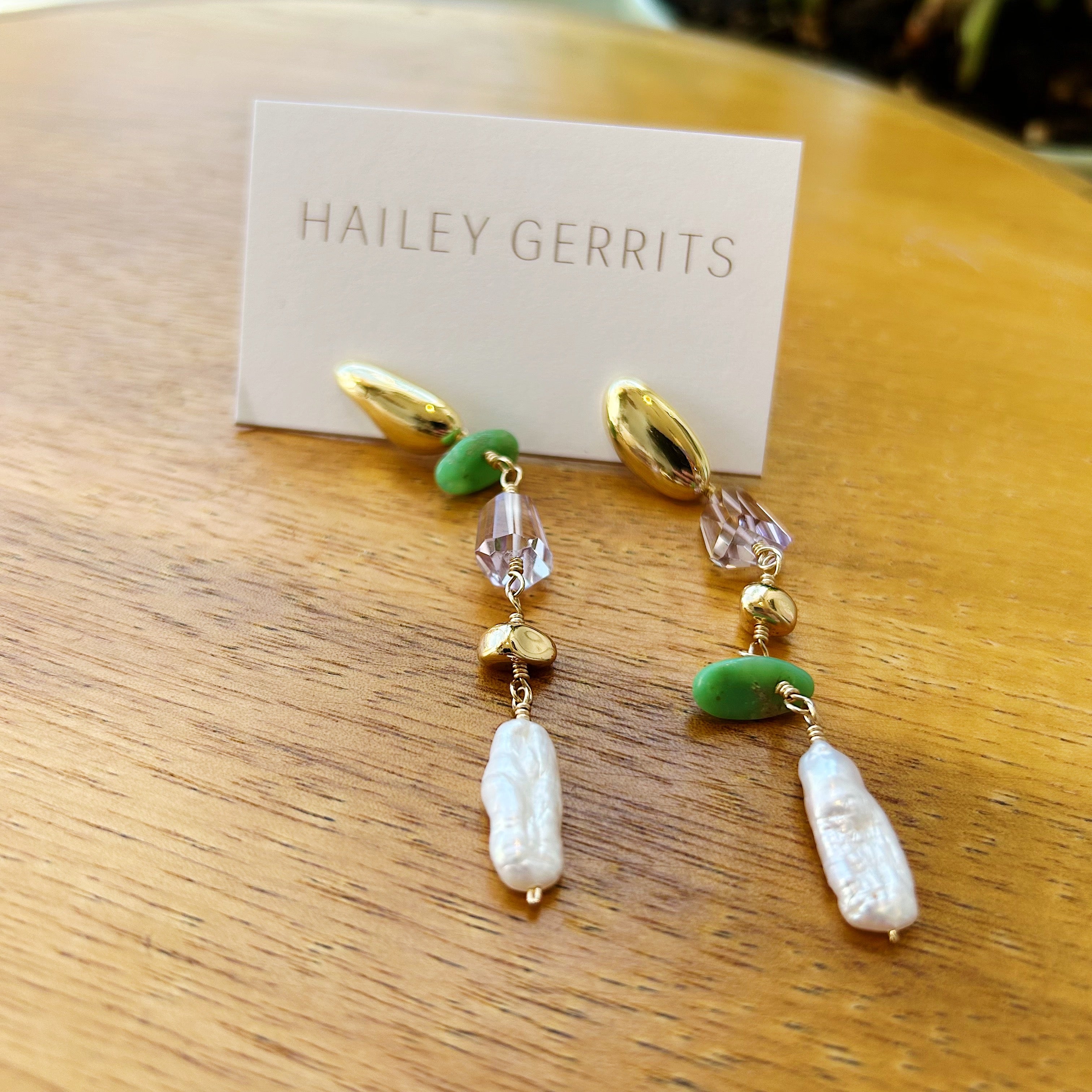 Hailey Gerrits // Ostara Earrings Ametrine