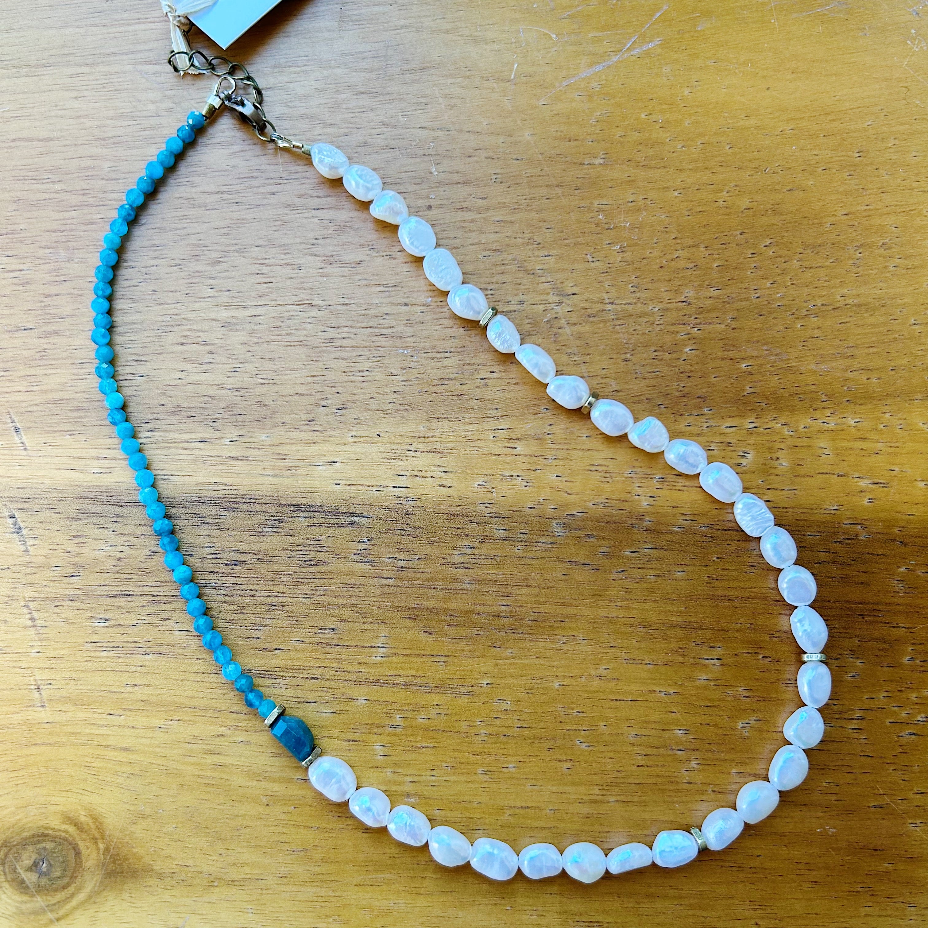 Hailey Gerrits // Eliane Necklace Apatite
