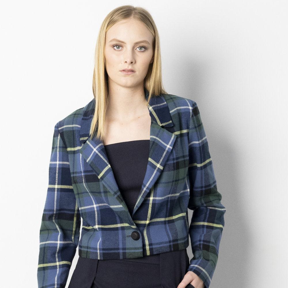 Bodybag by Jude // Vivienne Cropped Jacket Plaid