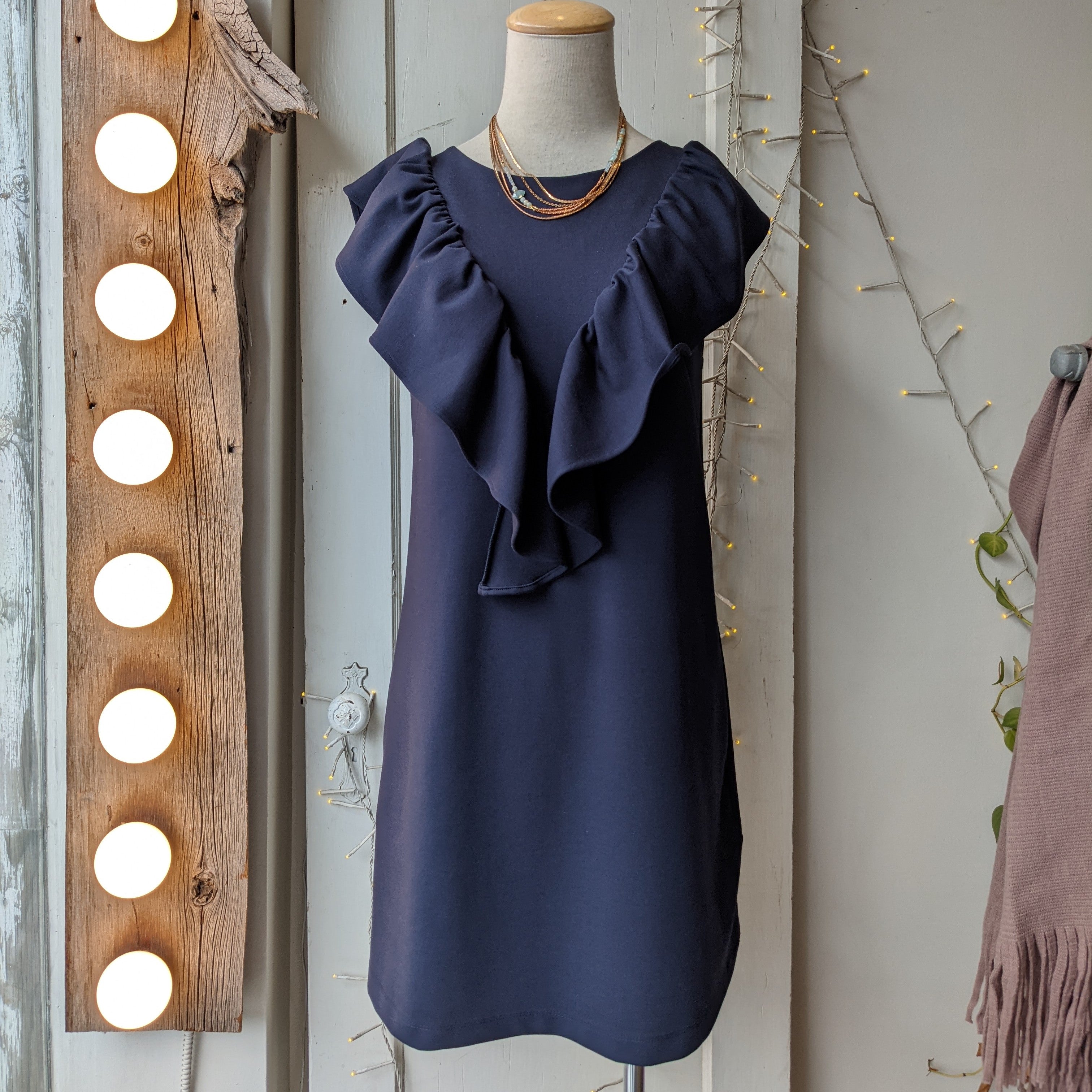 Marigold // June Dress Navy