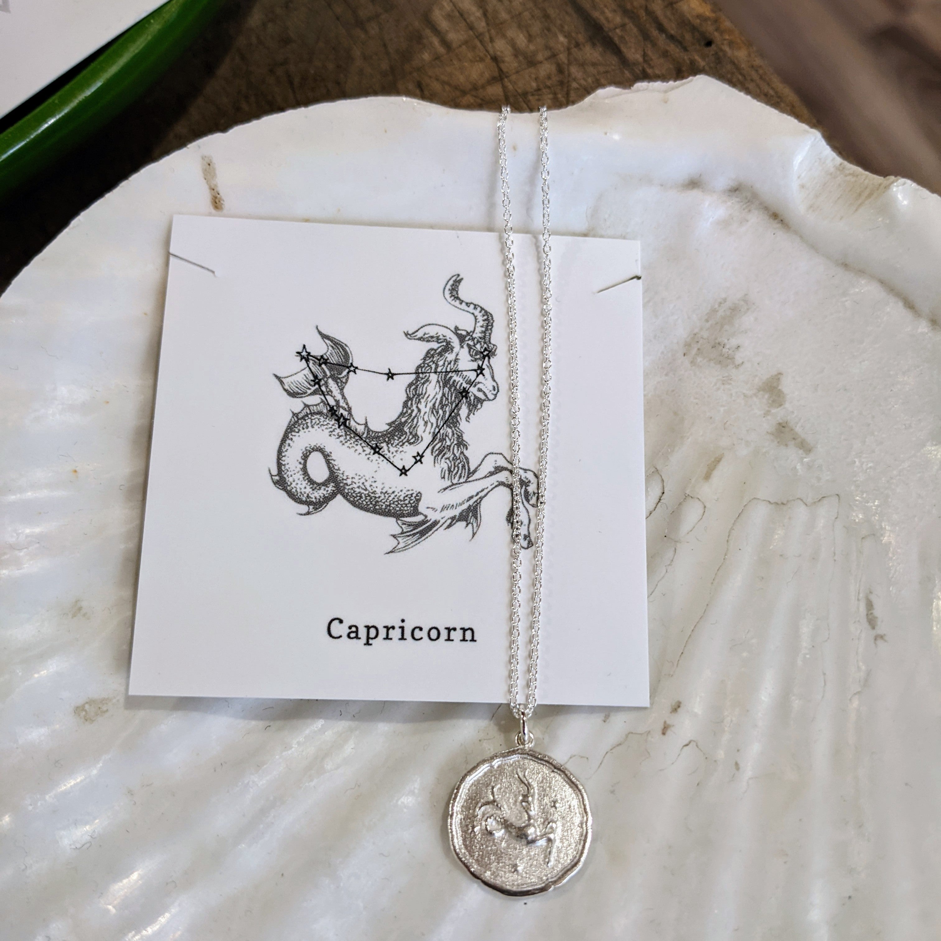 Nicole Gilbert // Capricorn Necklace Sterling Silver