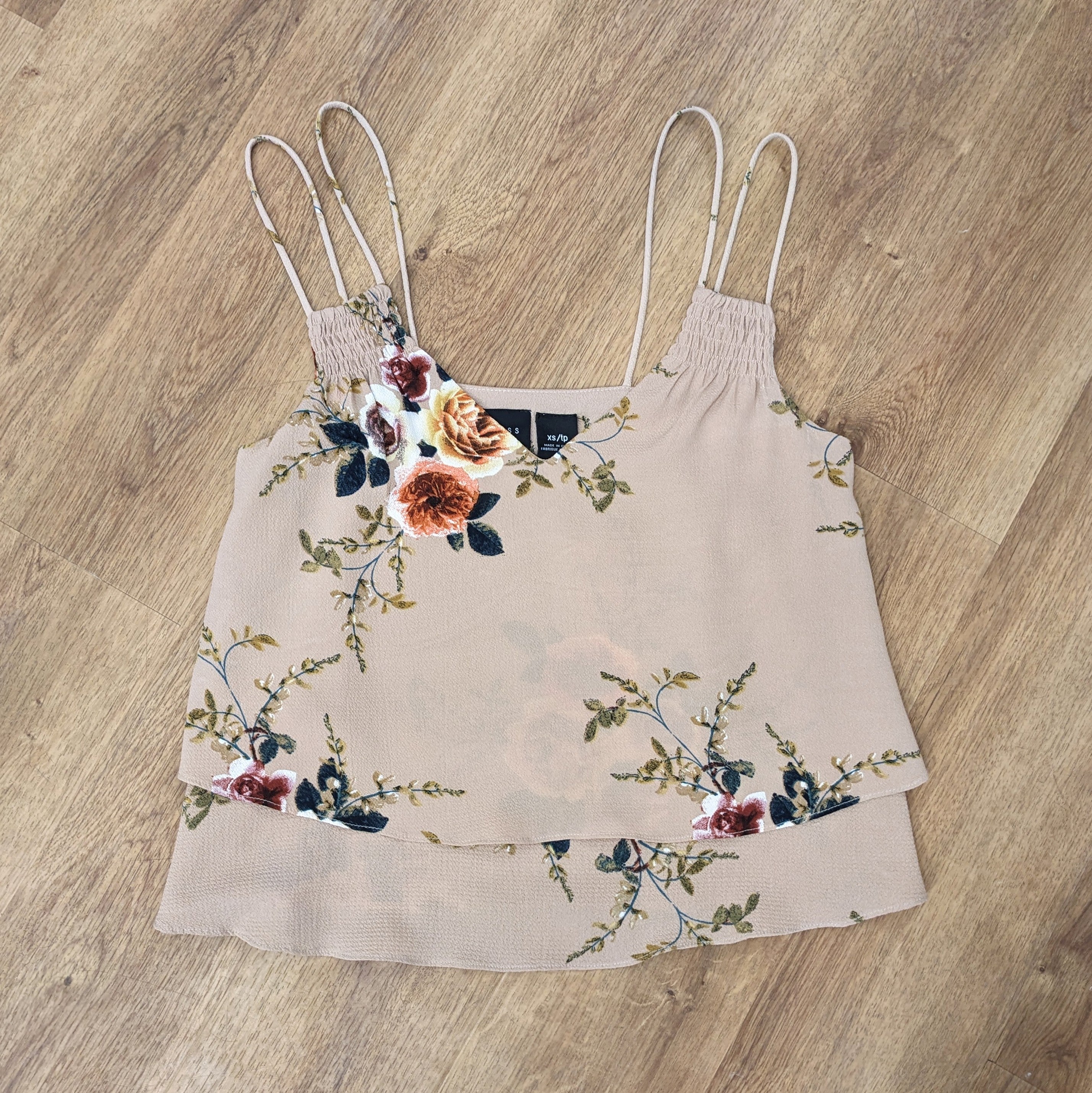 Press // Blush Floral Tank