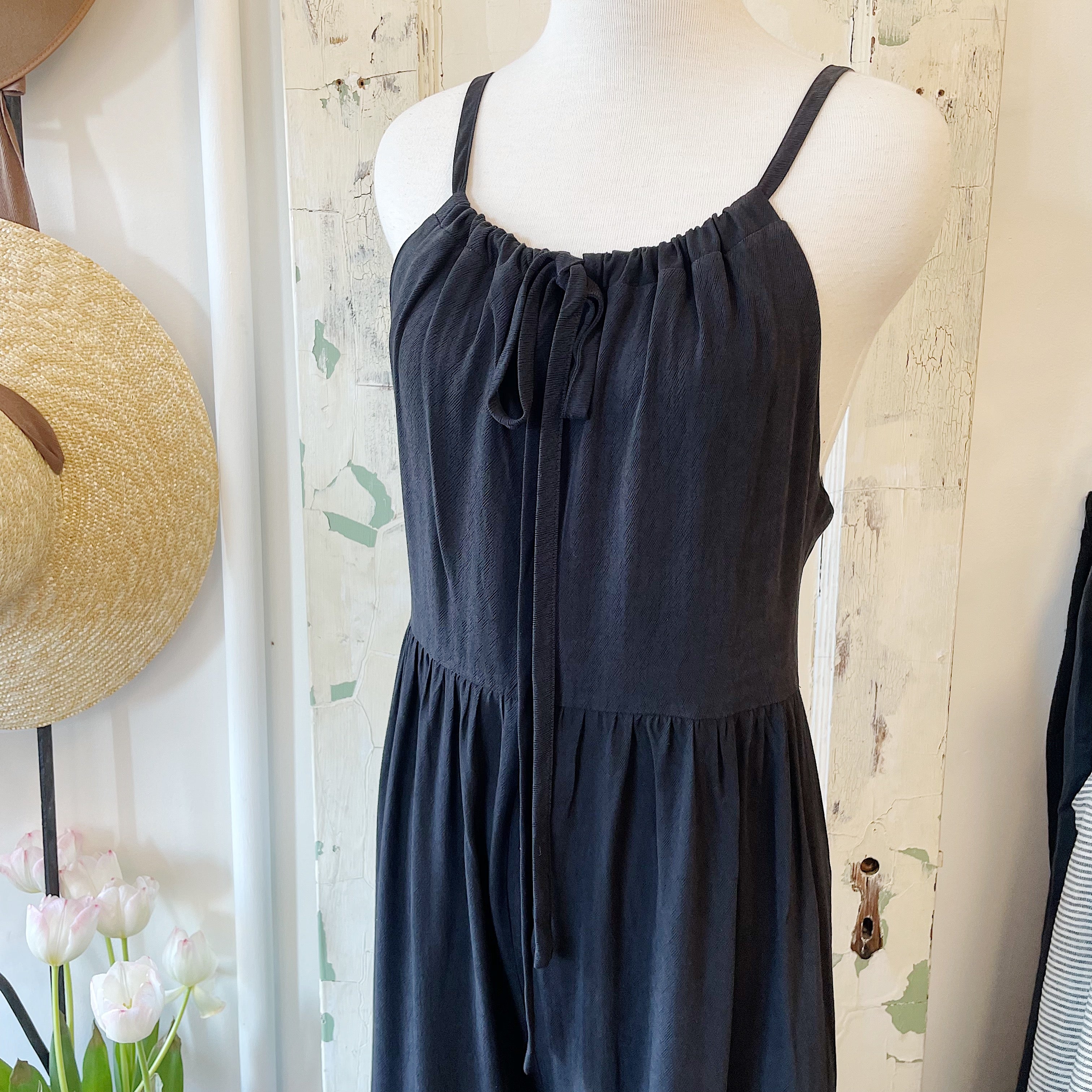 Allison Wonderland // Como Jumpsuit Black LAST ONE SIZE 6