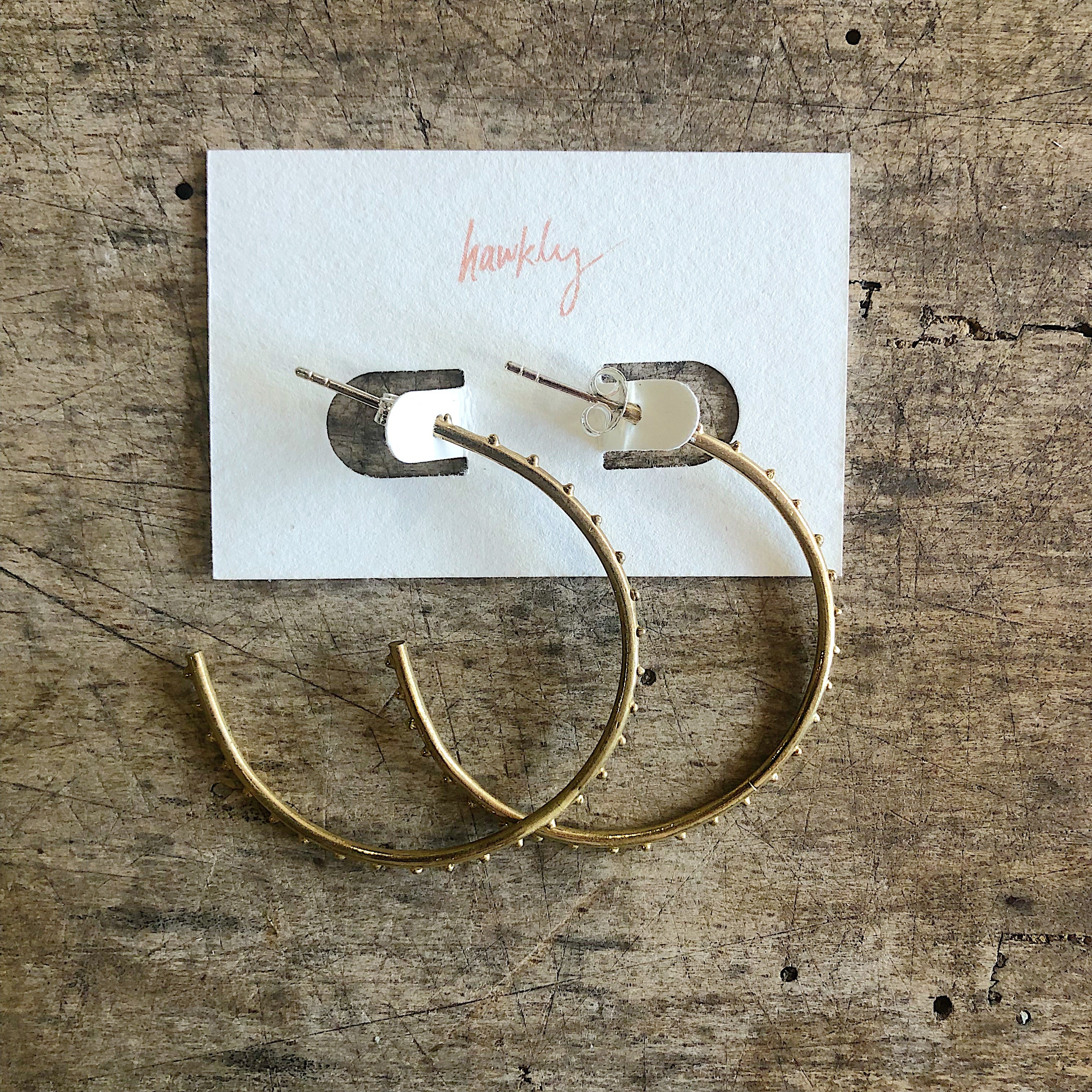 Hawkly // Nomad Hoop Large Bronze