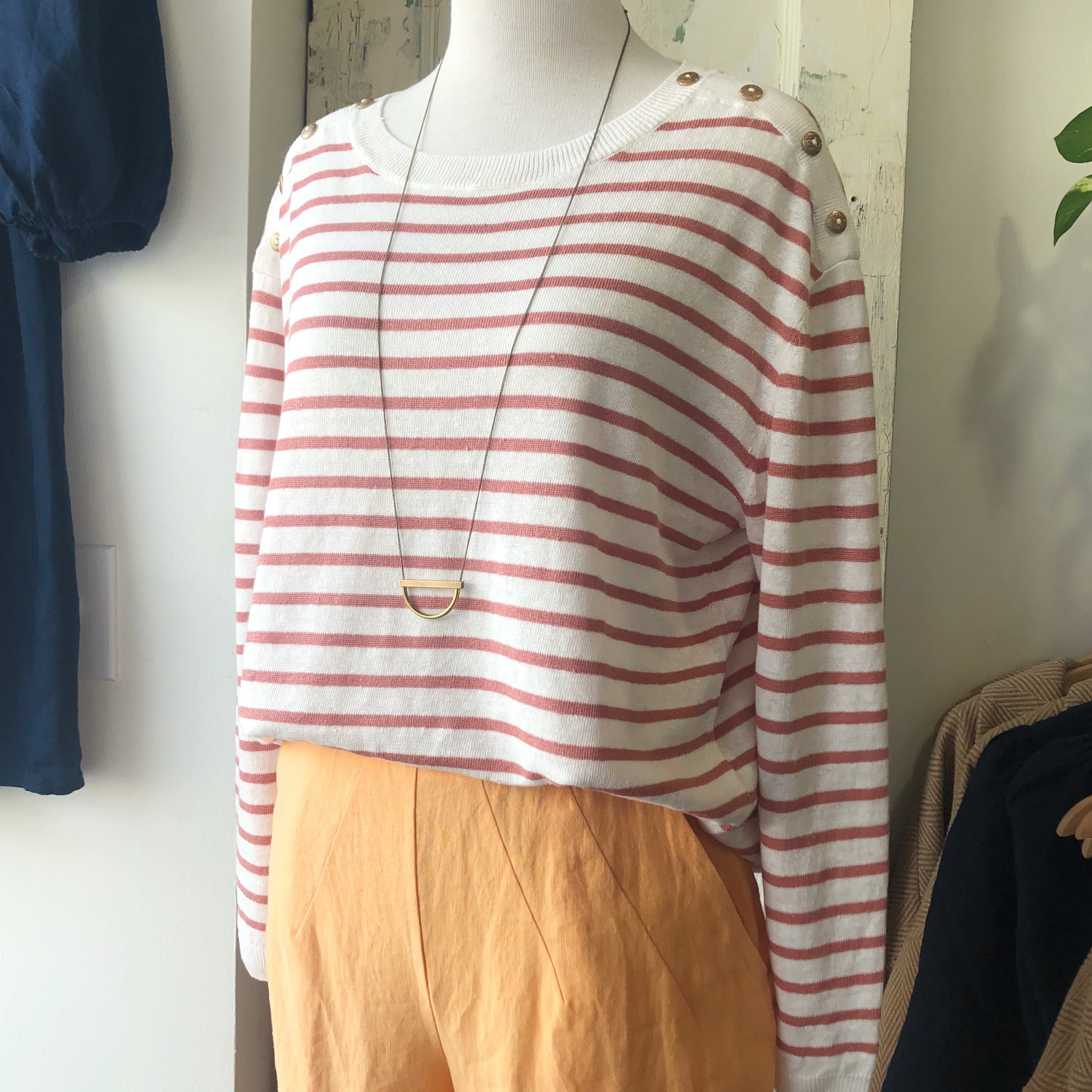 Des Petits Hauts // Babou Linen Knit Top